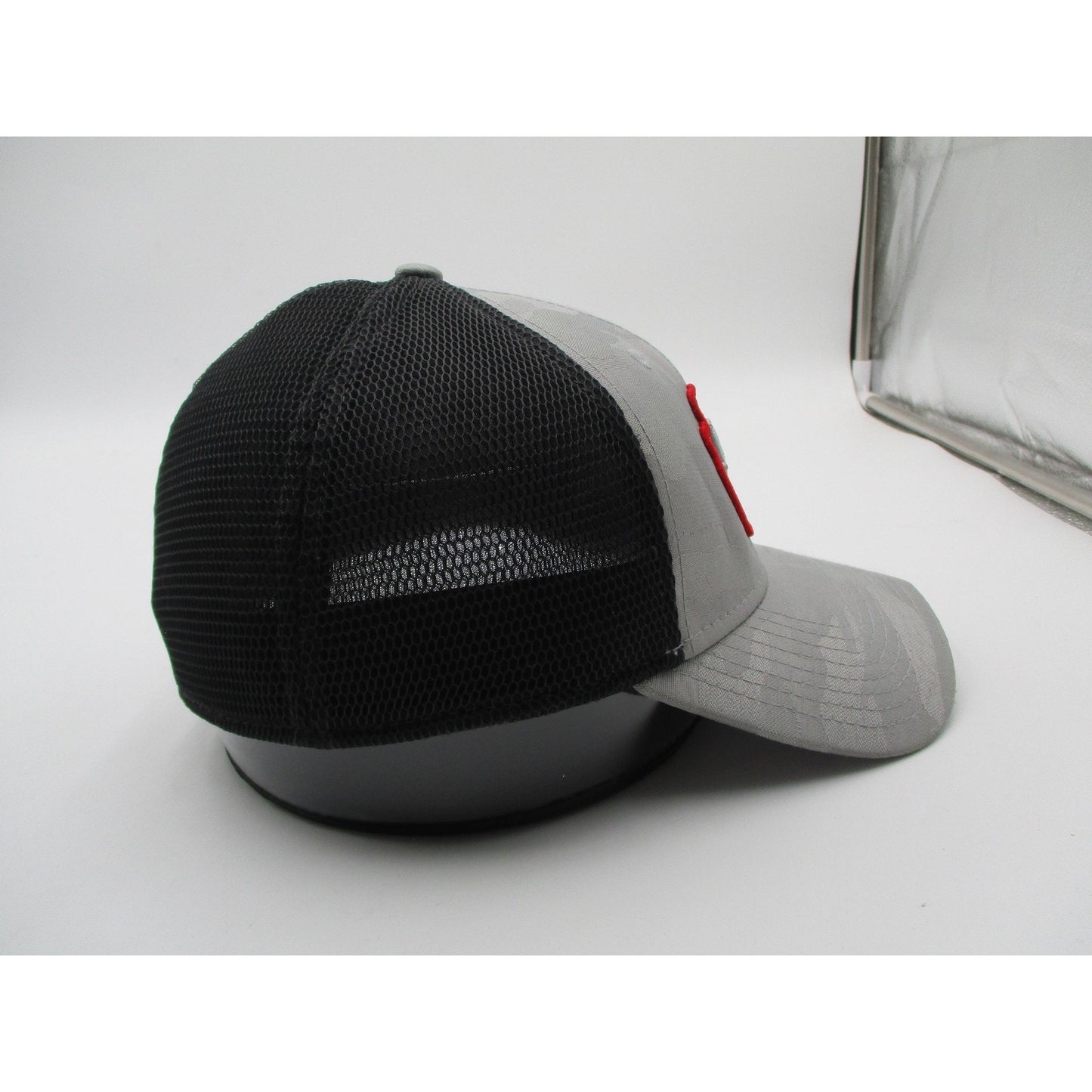 Kansas City Chiefs Hat Cap Fitted Gray Camo Nfl Football New Era Mens Mesh Sz S M Preowned