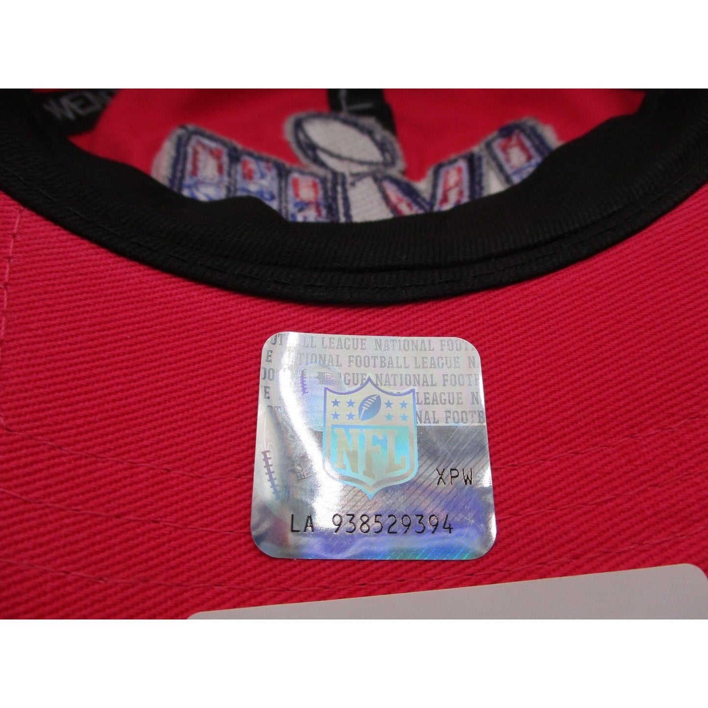 Super Bowl Lvi Hat Cap Strap Back One Size Mens Red Nfl Football New Era Nwt