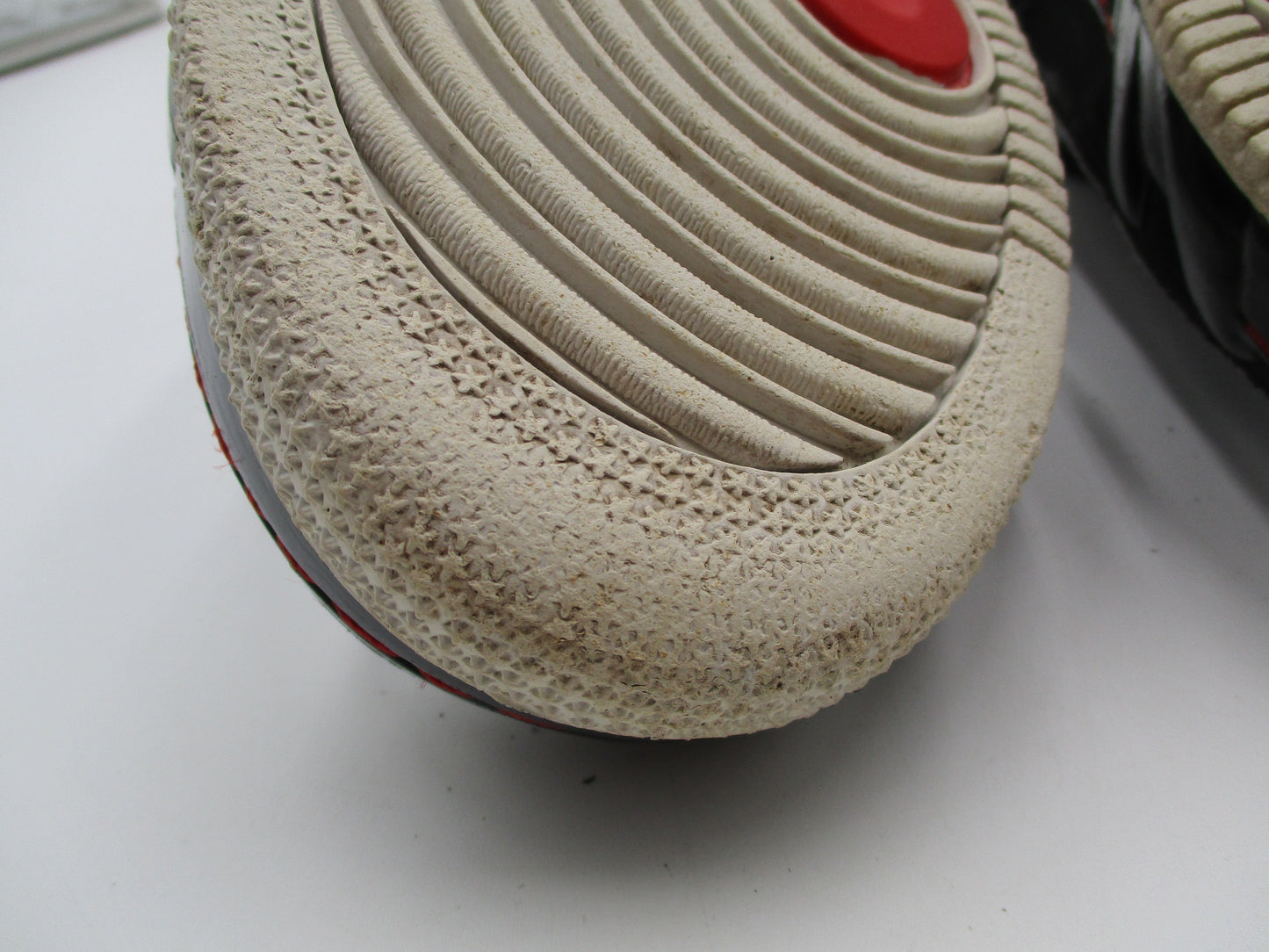 *CRACKING PEELING* Air Jordan Fusion 9 AJF9 White Black Red Mens 13 2007 1I312