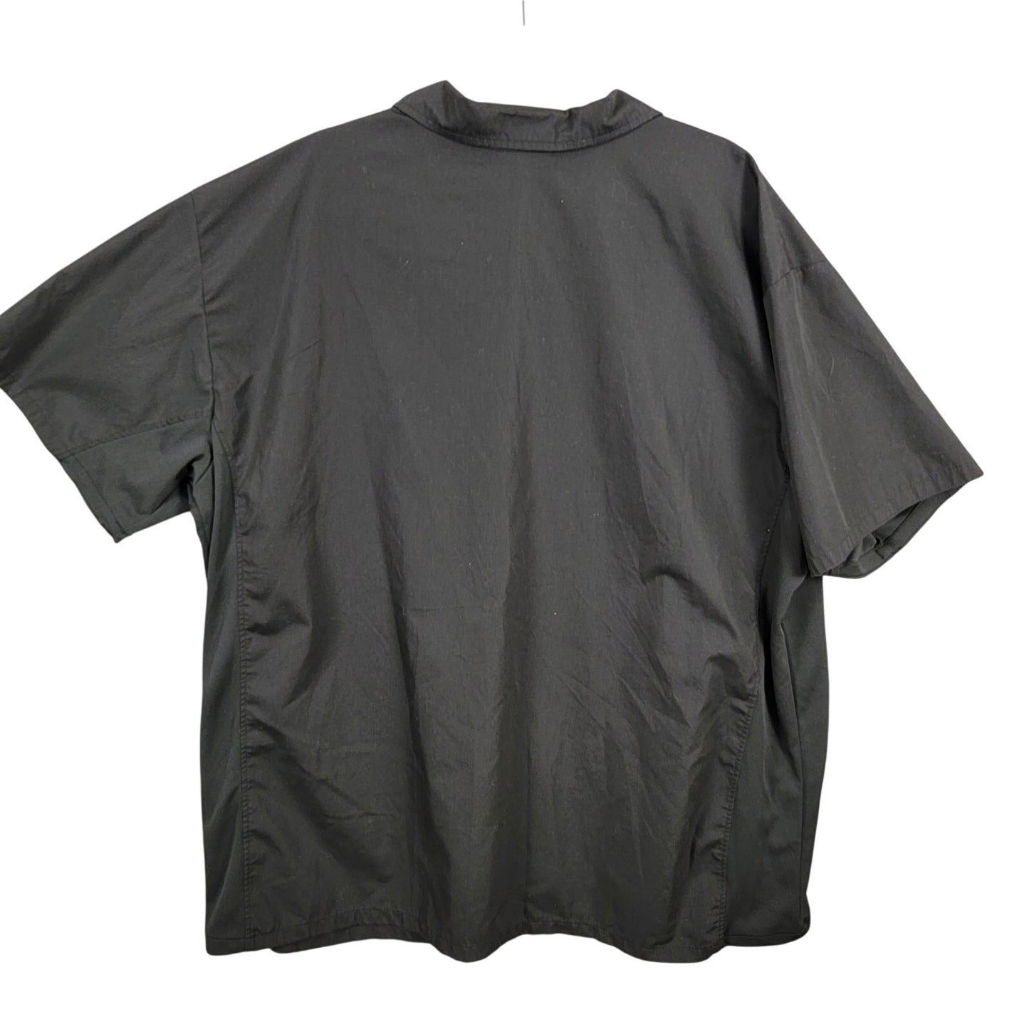 Chef Works Mens 3XL Black Vented Mesh Short Sleeve Kitchen Shirt Coat Preowned4