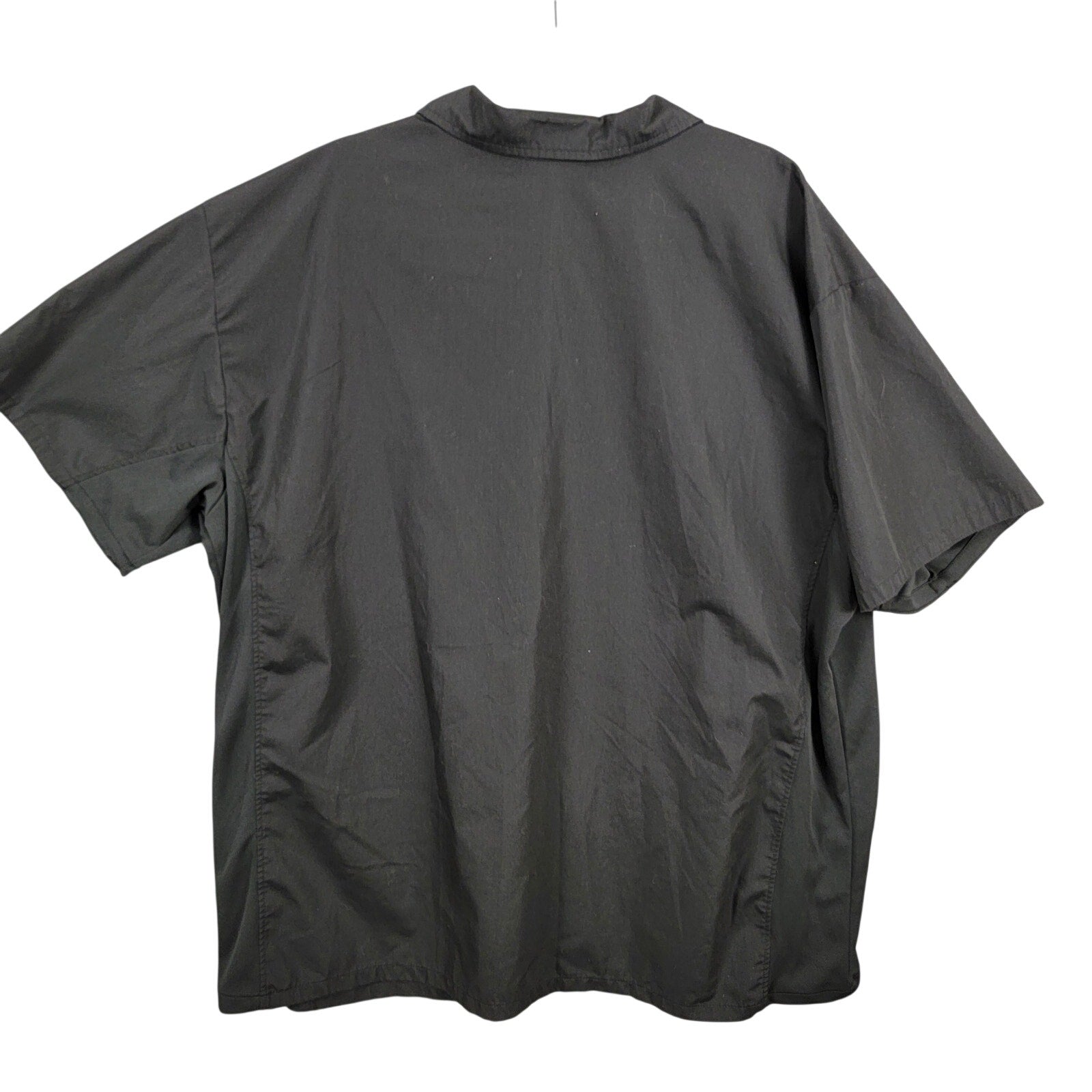 Chef Works Mens 3XL Black Vented Mesh Short Sleeve Kitchen Shirt Coat Preowned4