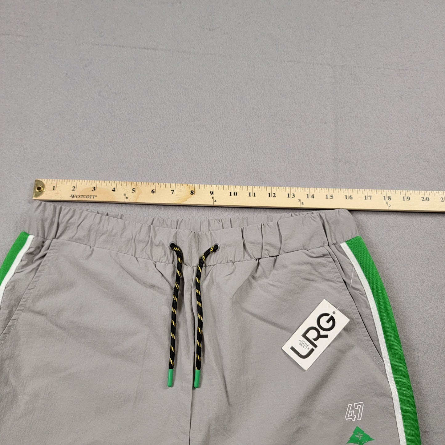 LRG Lifted Research Group Mens Track Jogger Pants Medium Gray Green NWT9
