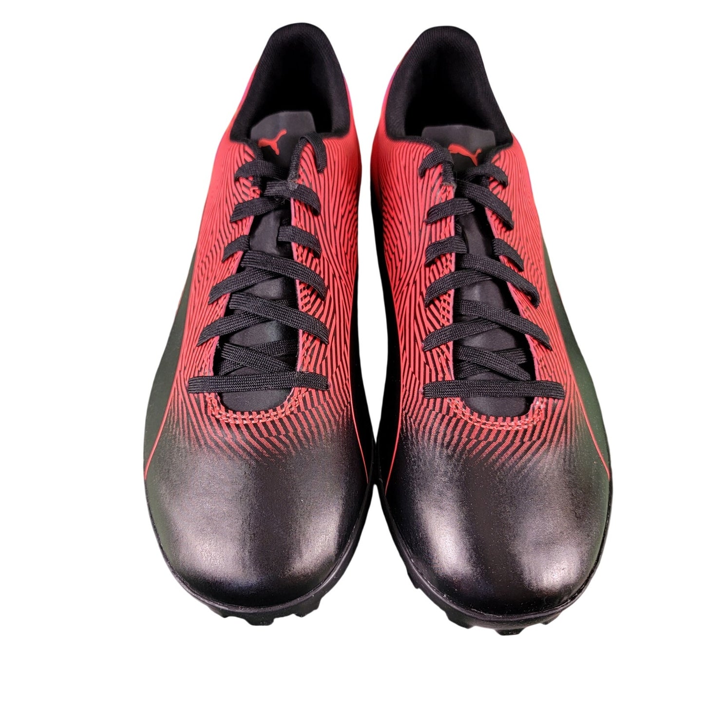 Puma Spirit II TT Mens Soccer Turf Shoe Black Red Blast Size 10 NIB 1055233