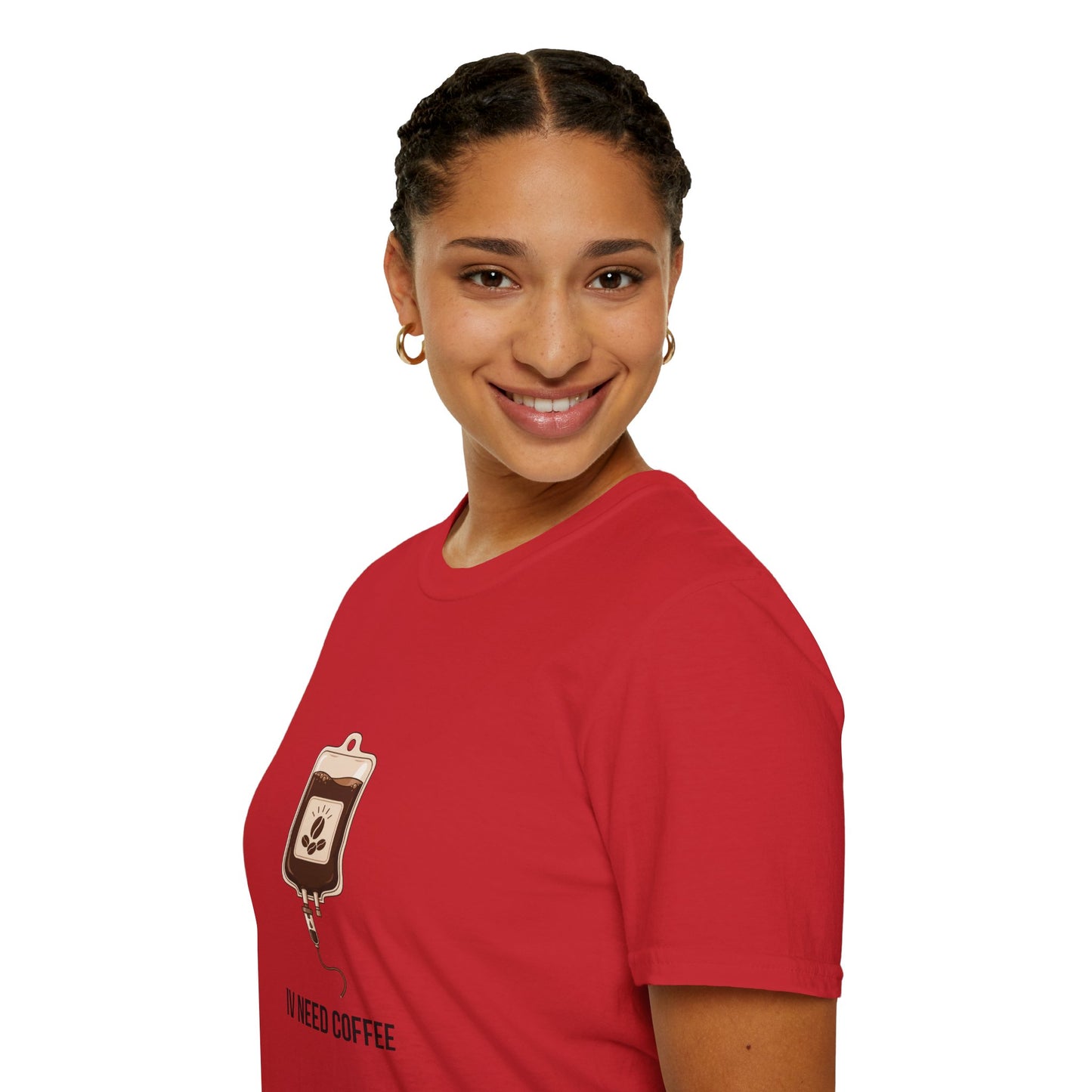 Funny Nurse IV Need Coffee T-Shirt — Nurses Week Gift or All Year Round New