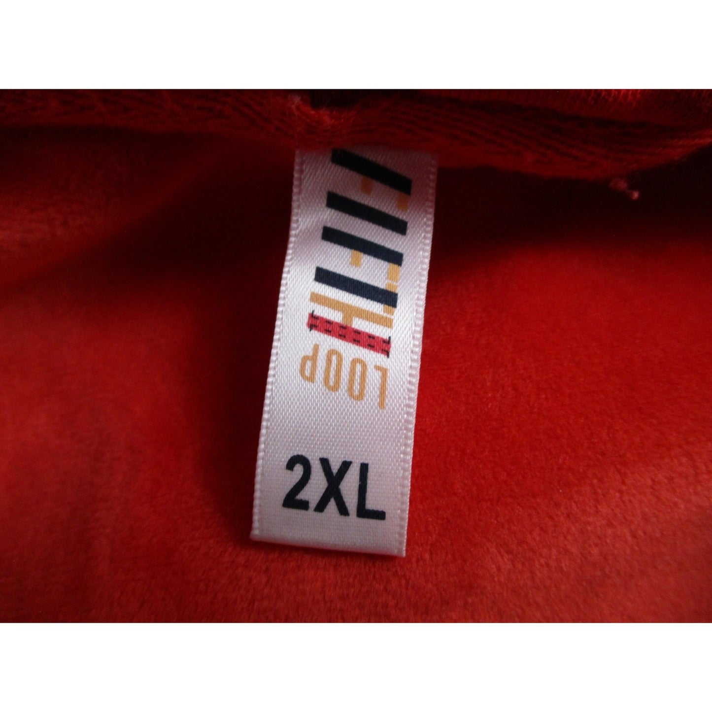 Loop Tracksuit Mens 2xl Red Bitter Sweet Bear Graphic Fleece Hoodie Joggers 1694