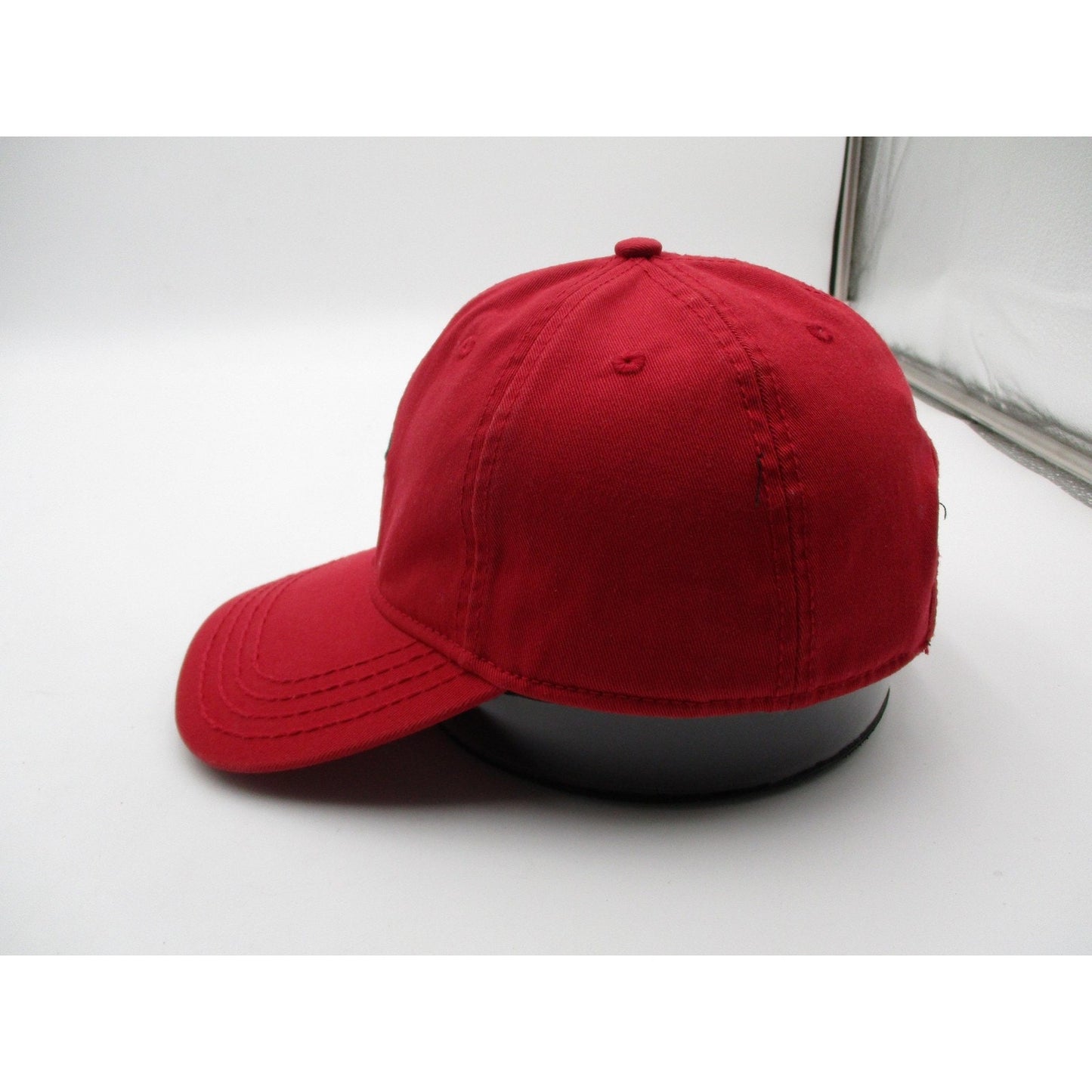 True Religion Hat Cap Strap Back Mens One Size Red Horseshoe Logo Baseball