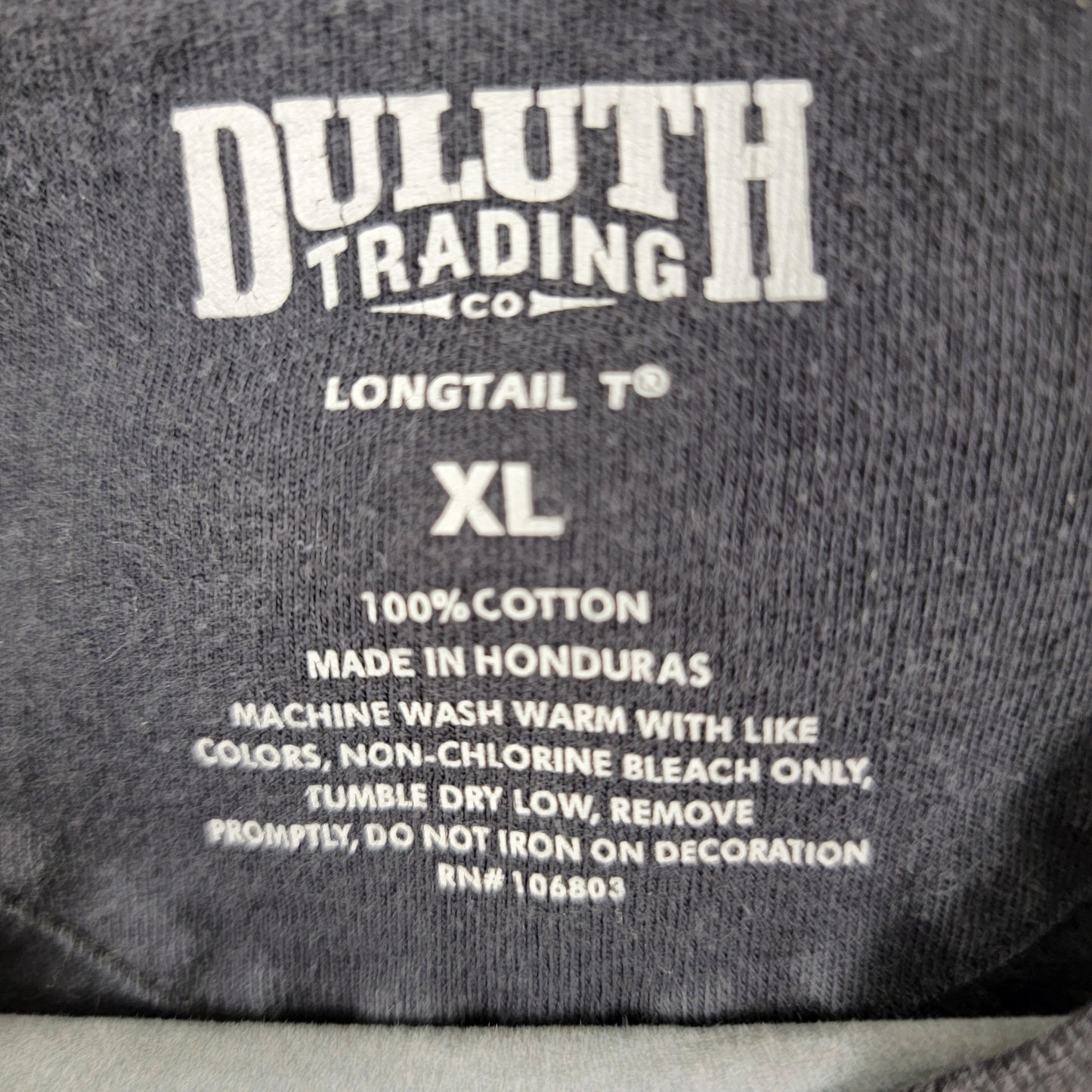 Duluth Trading Co Longtail T Beaver Shirt Mens XL Black Graphic Tee3