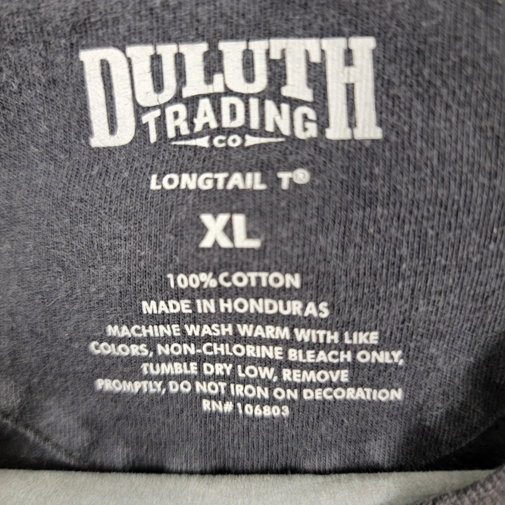 Duluth Trading Co Longtail T Beaver Shirt Mens XL Black Graphic Tee3