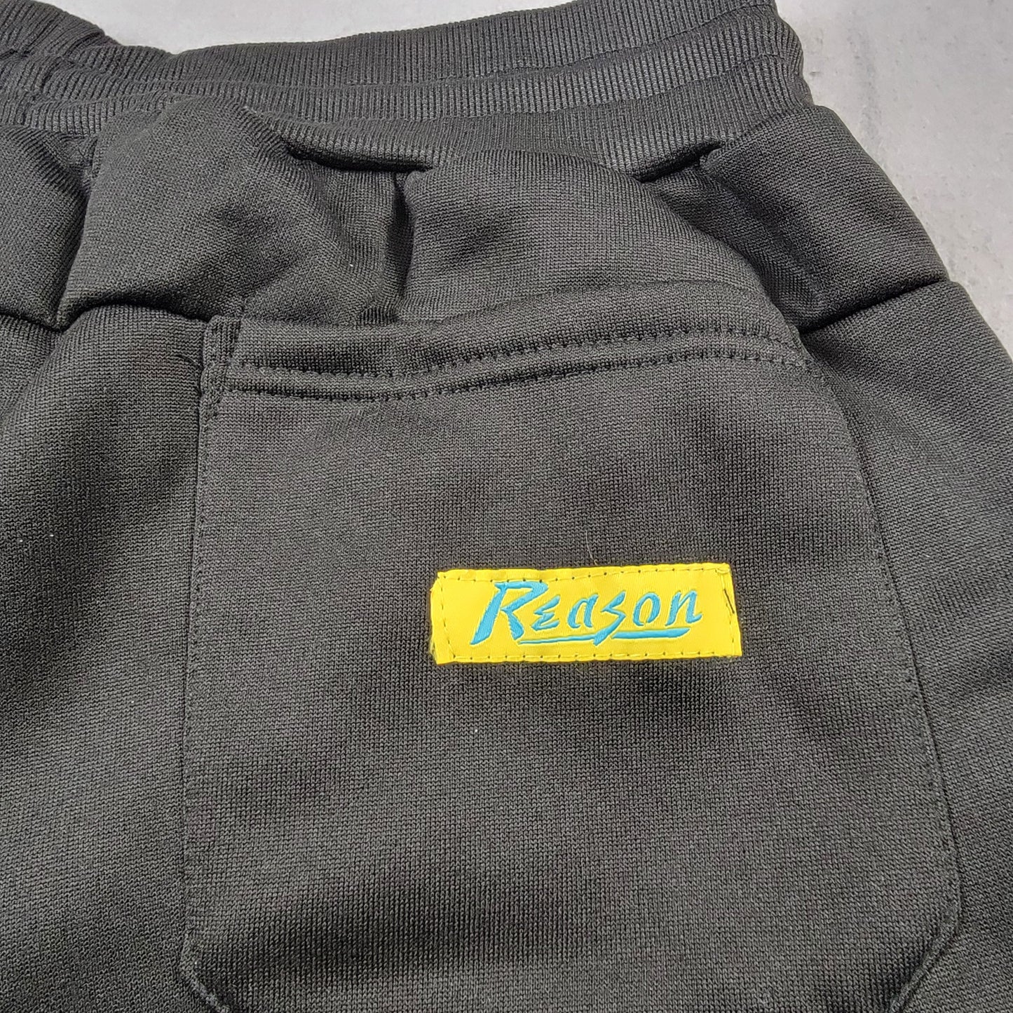Reason Brand Mens Jogger Sweatpants Sz XL Black Leopard Graphic NWT8