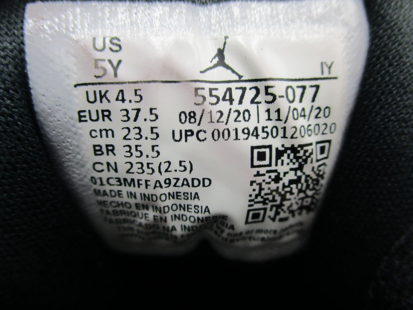 Air Jordan 1 Mid Hyper Royal GS 5Y Womens 6.5 Preowned 554725-07713