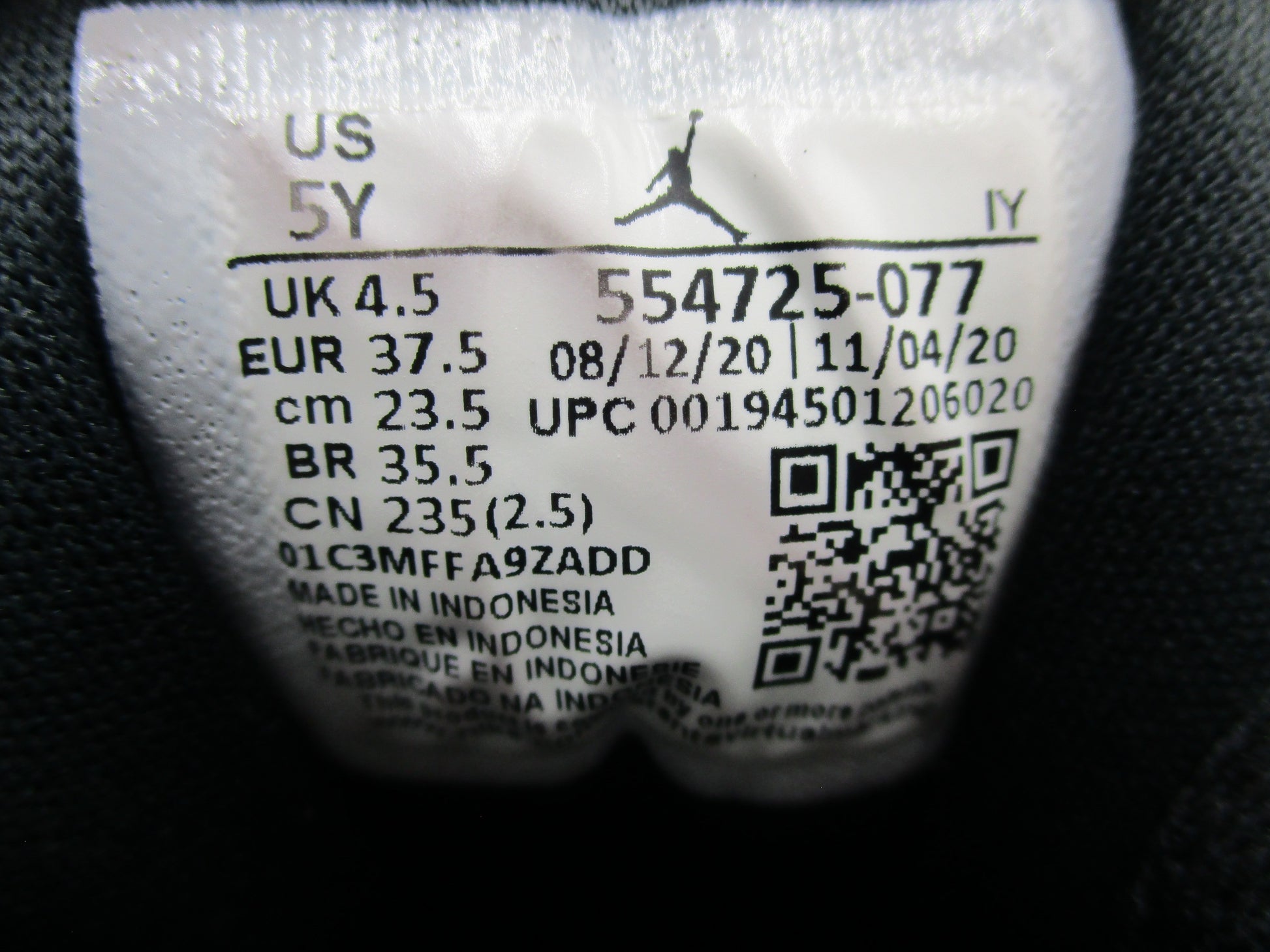 Air Jordan 1 Mid Hyper Royal GS 5Y Womens 6.5 Preowned 554725-07713