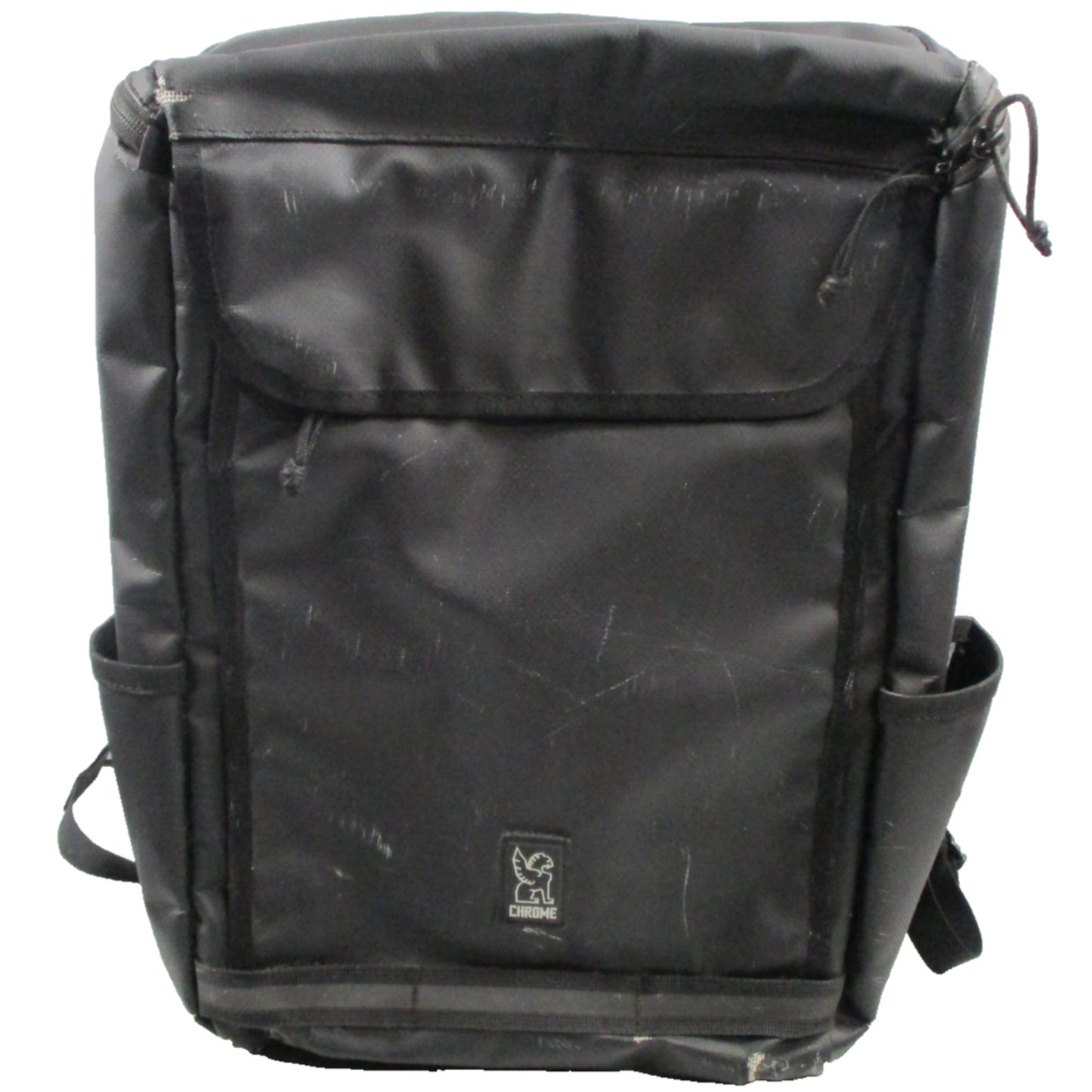Chrome Black 18 Water Resistant Laptop Backpack Bag Men Travel Gear Urban