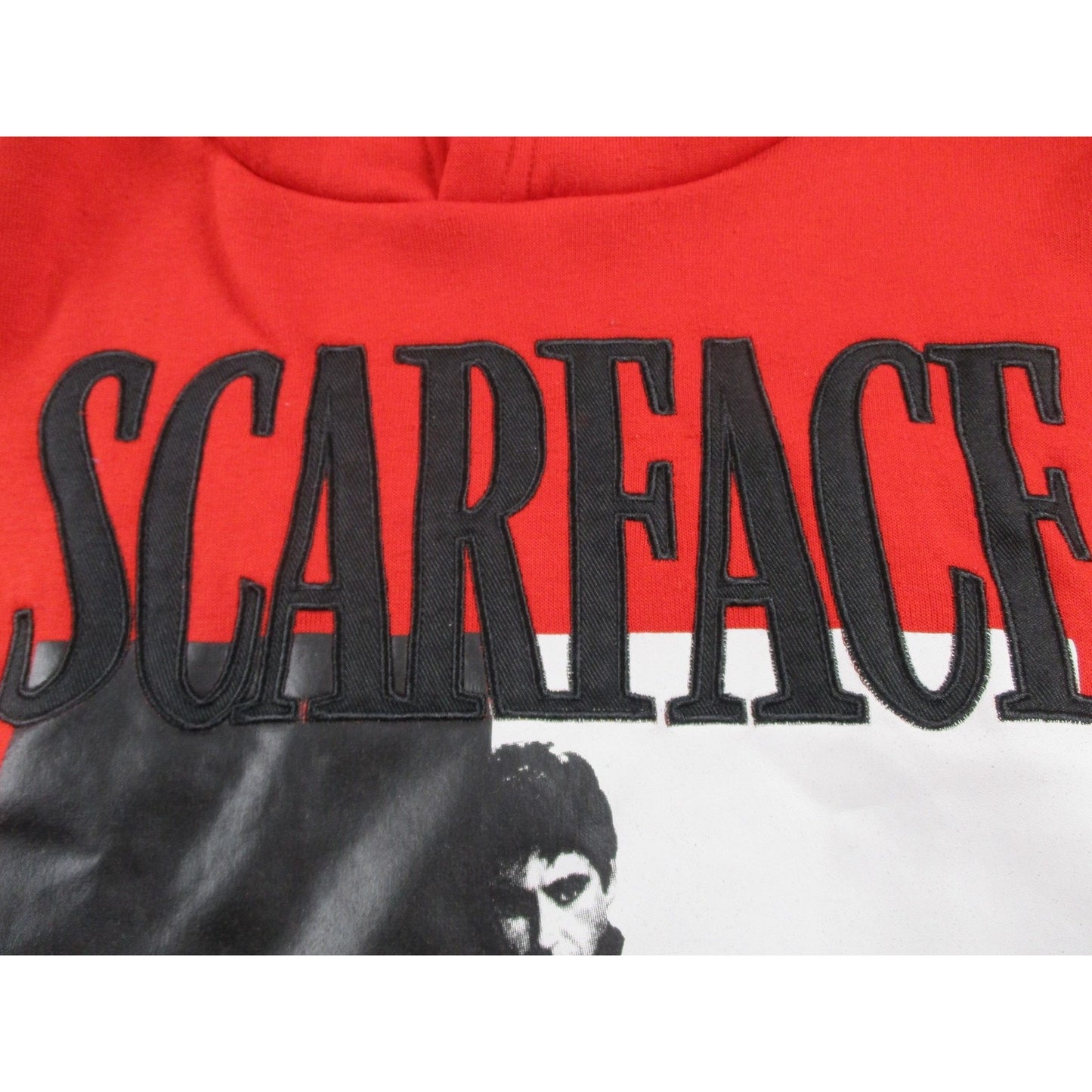 Reason Scarface Tracksuit Mens Medium Red Fleece Graphic Hoodie Sweatpants Set