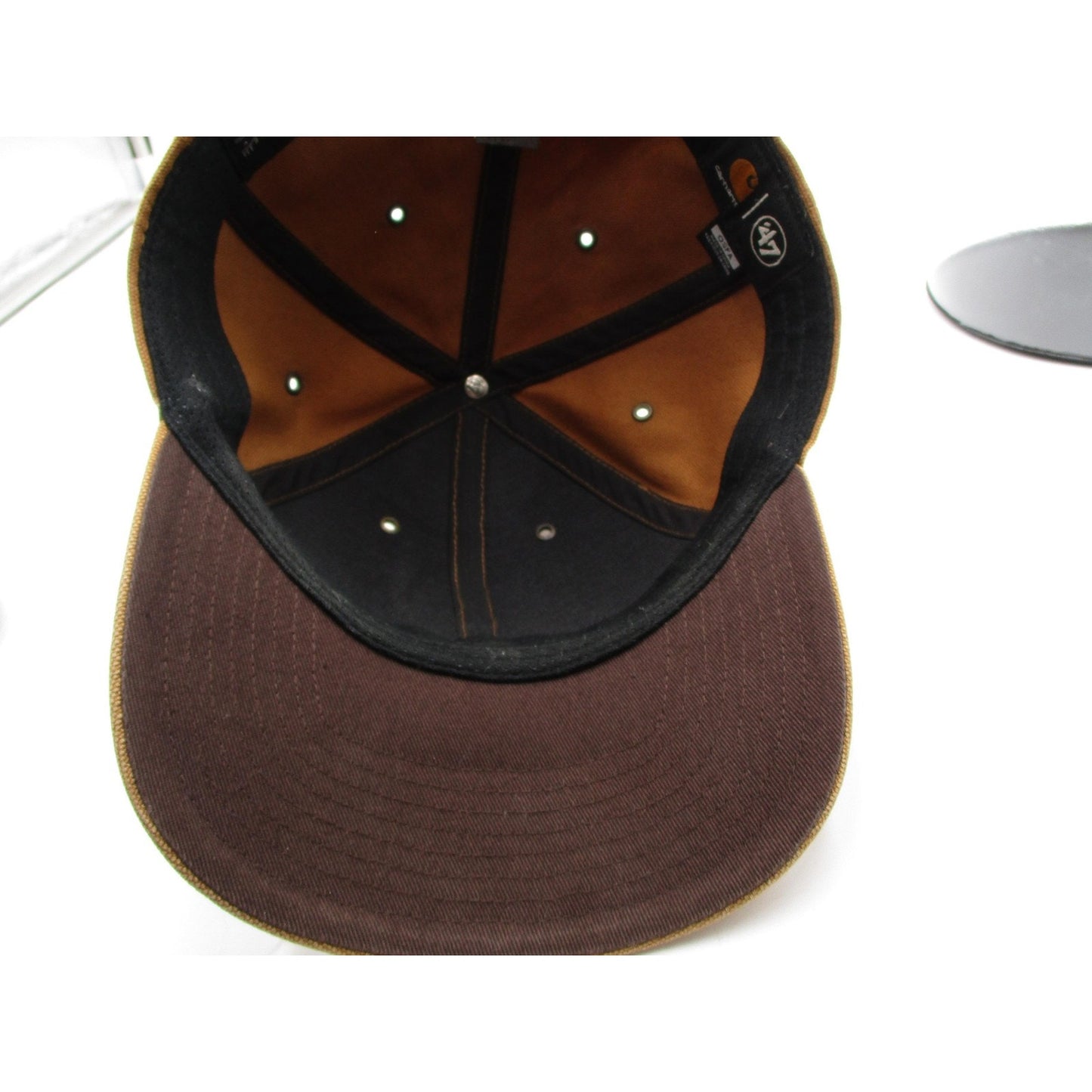 Pittsburgh Pirates 47 X Carhartt Hat Cap Strap Back One Size Brown Mlb Baseball