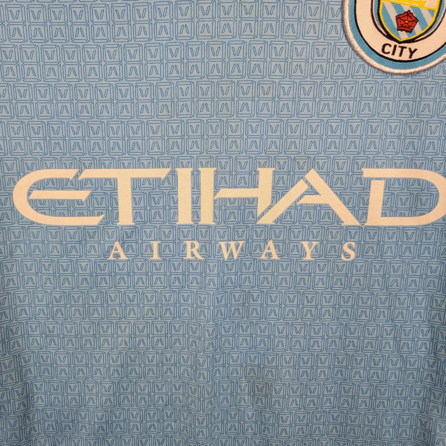 Puma Manchester City 2023-24 Home Soccer Jersey Mens Small Preowned Etihad3