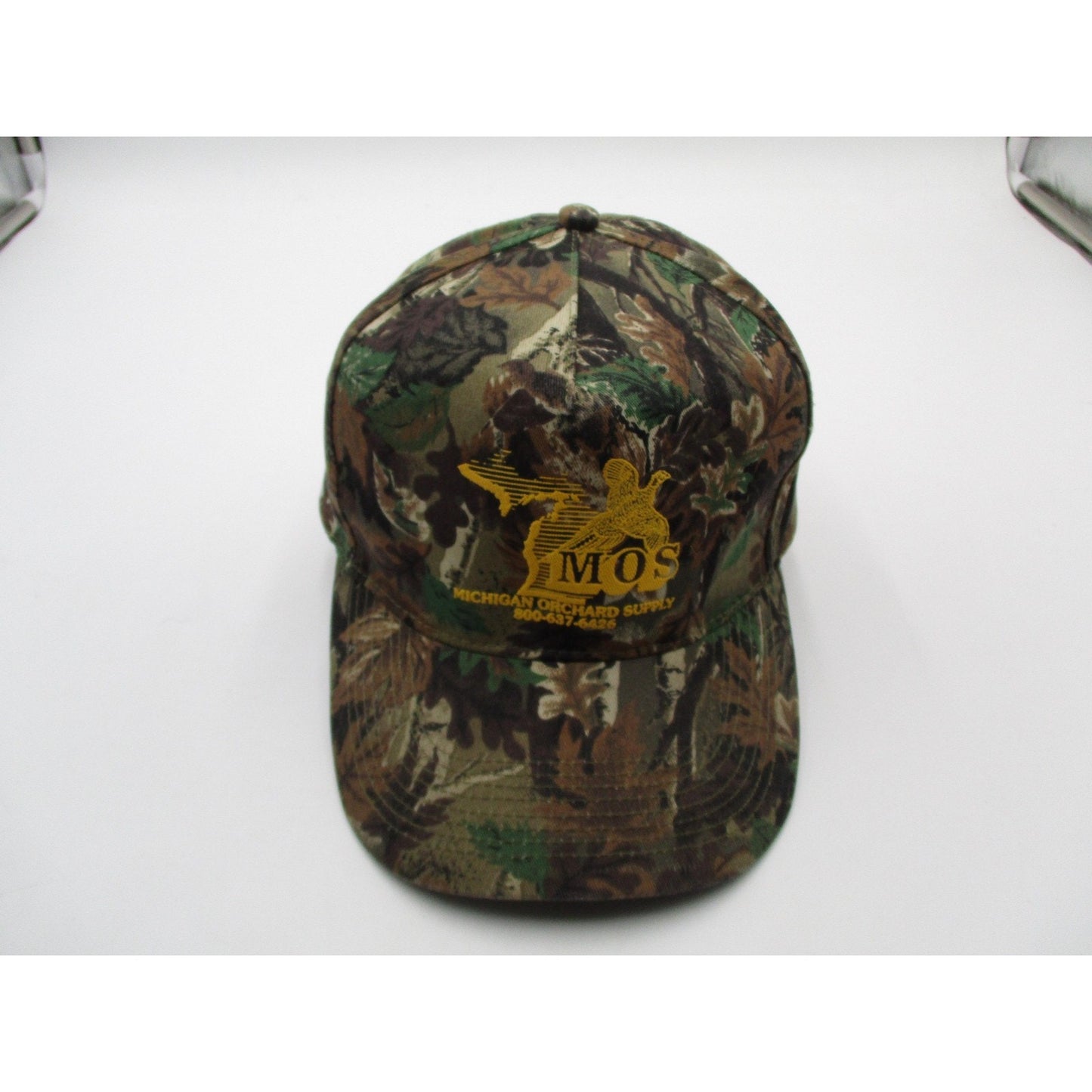 Michigan Orchard Supply Hat Cap Snap Back Mens One Size Green Camo Otto Hunting