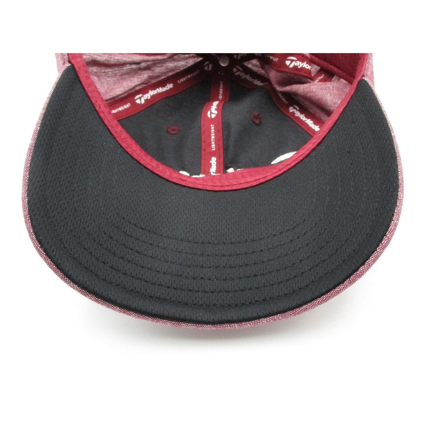 Taylormade Hat Cap Strap Back Mens One Size Red Lightweight Golf Embroidered