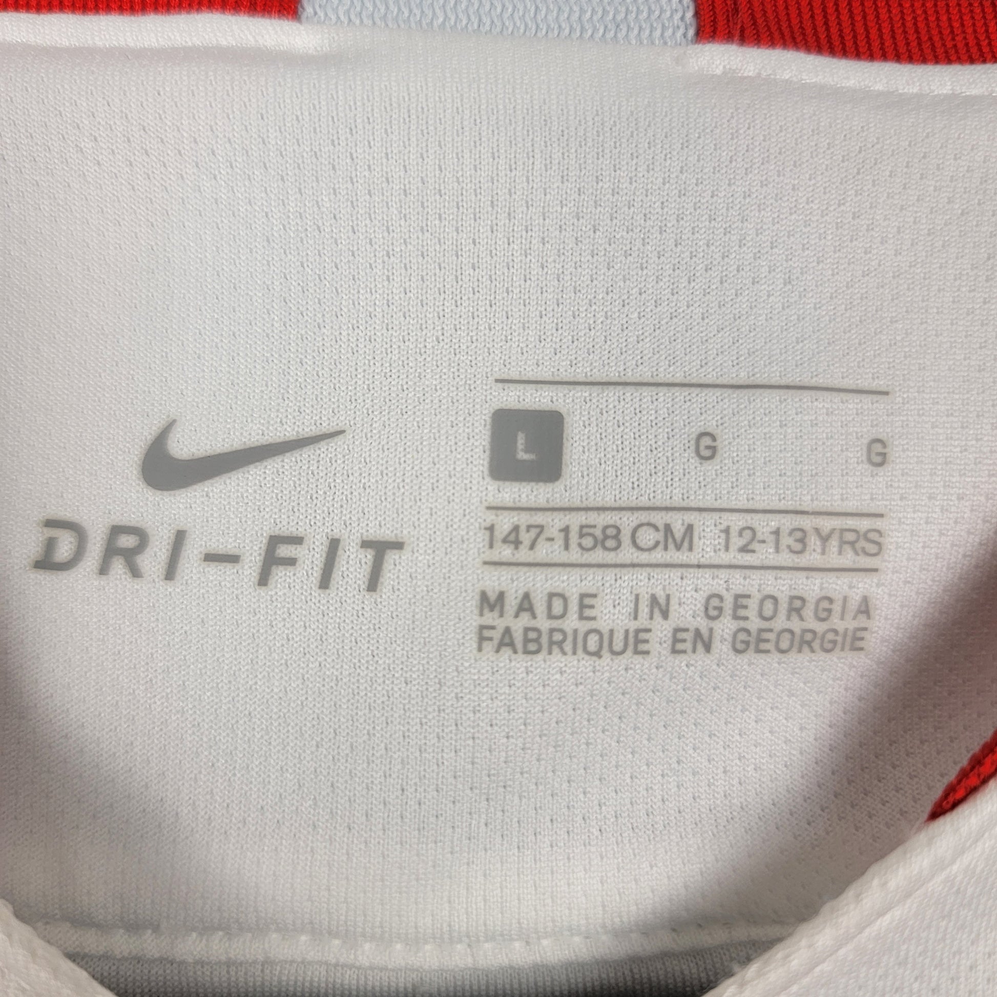 Nike Poland 2018 Home Soccer Jersey Youth L White Red Dri-FIT Preowned4
