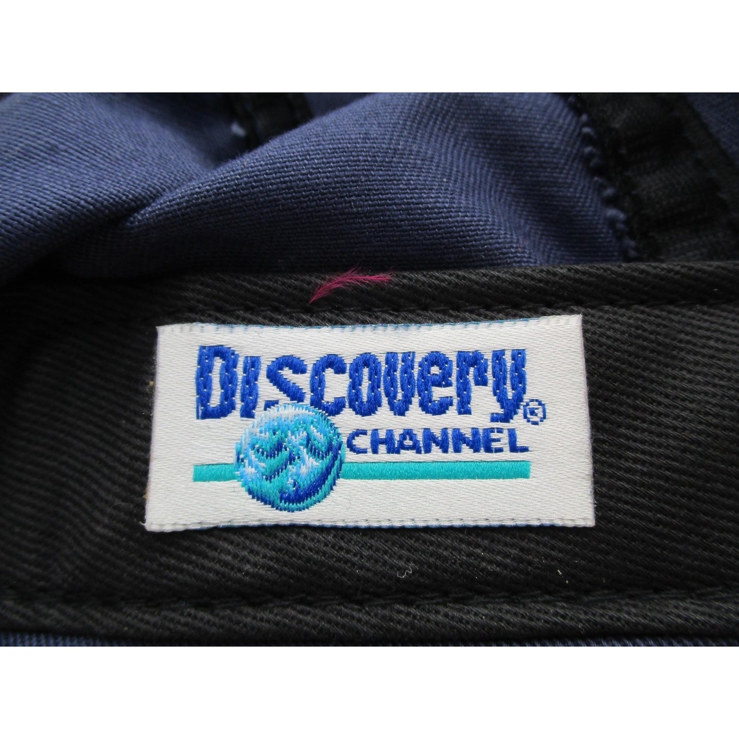 Vintage Discovery Channel Wings Hat Cap Strap Back Mens One Size Blue Usa Nwt