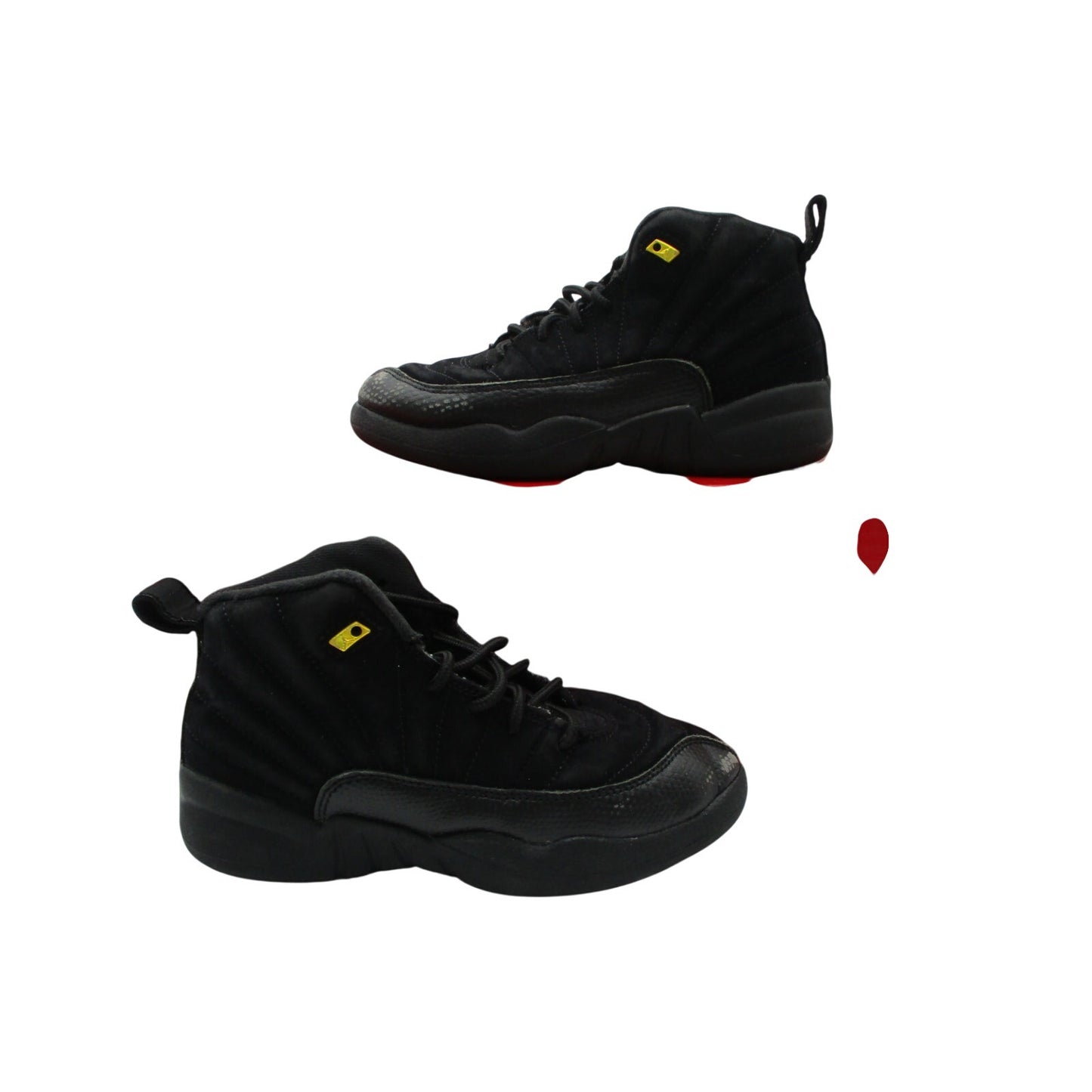 Air Jordan 12 Retro PS Black Taxi 13.5C Preowned No Box 151186-0711