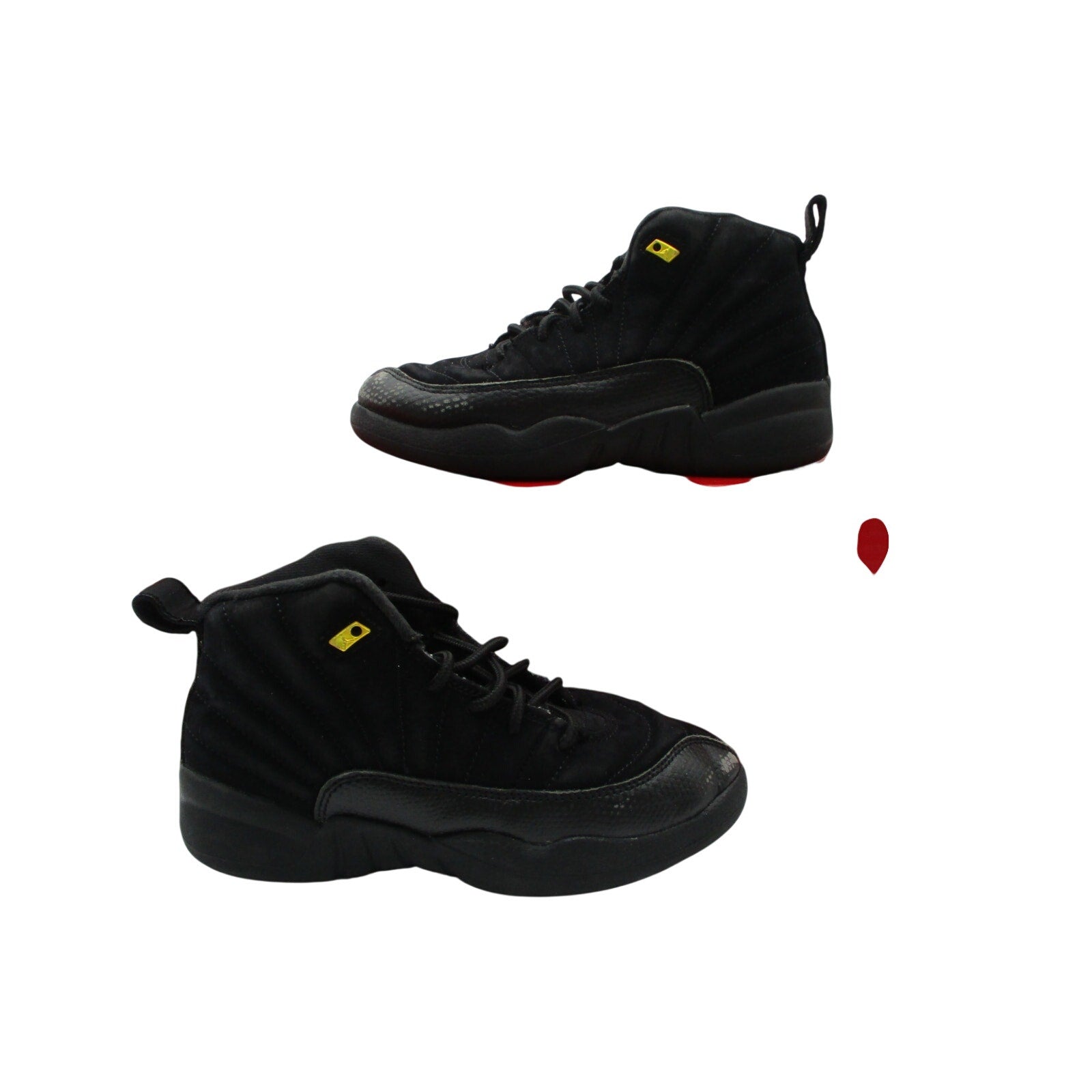 Air Jordan 12 Retro PS Black Taxi 13.5C Preowned No Box 151186-0711