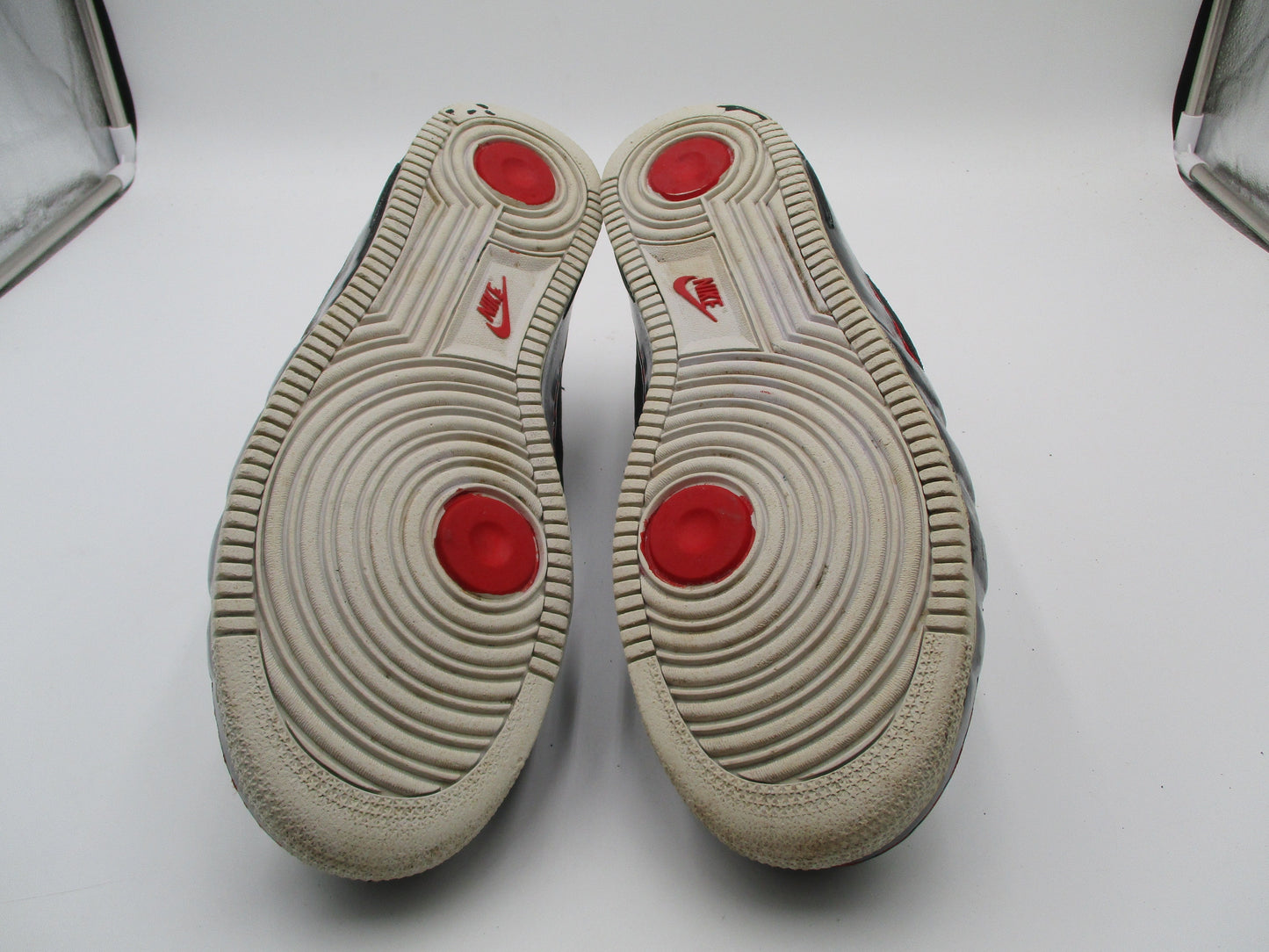 *CRACKING PEELING* Air Jordan Fusion 9 AJF9 White Black Red Mens 13 2007 1I310