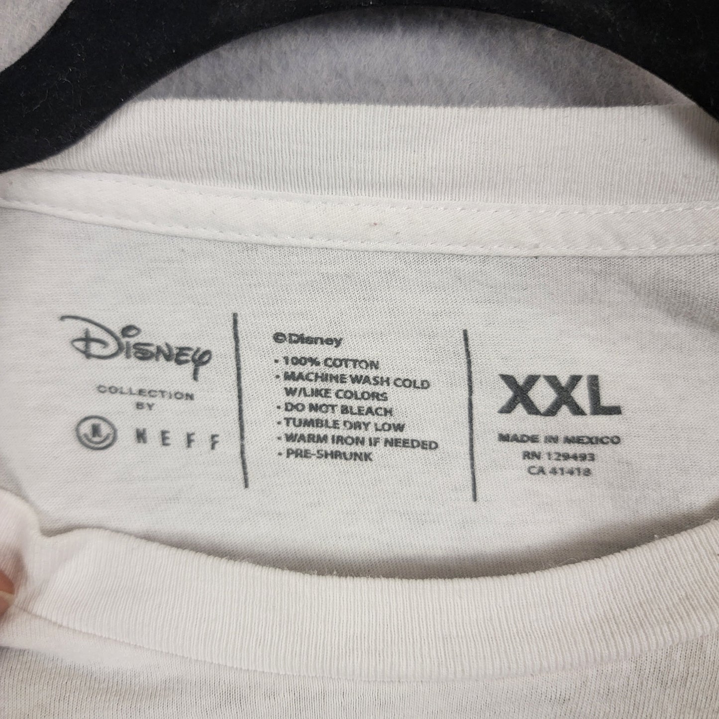 Disney Neff Mickey Mouse A True Original T Shirt Mens XXL White Preowned4