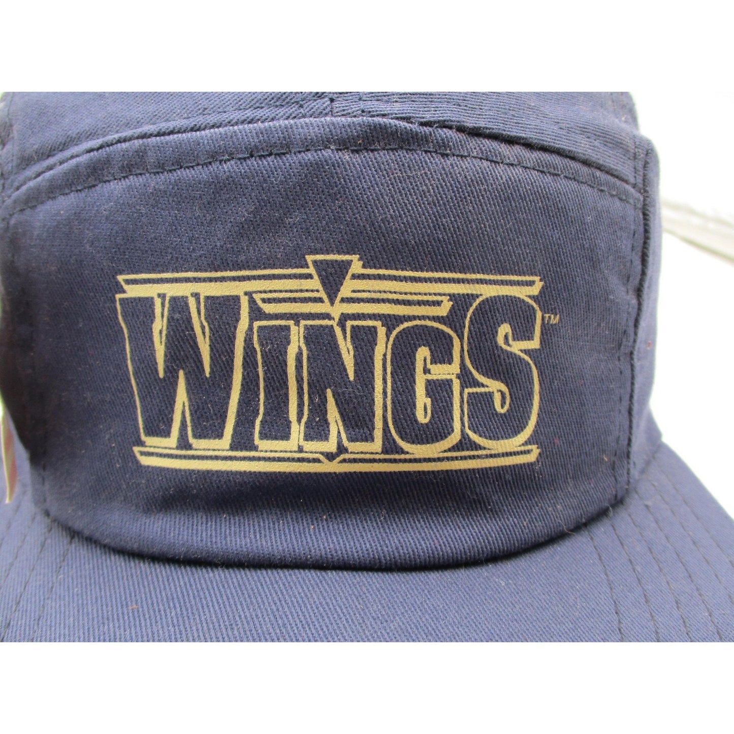 Vintage Discovery Channel Wings Hat Cap Strap Back Mens One Size Blue Usa Nwt