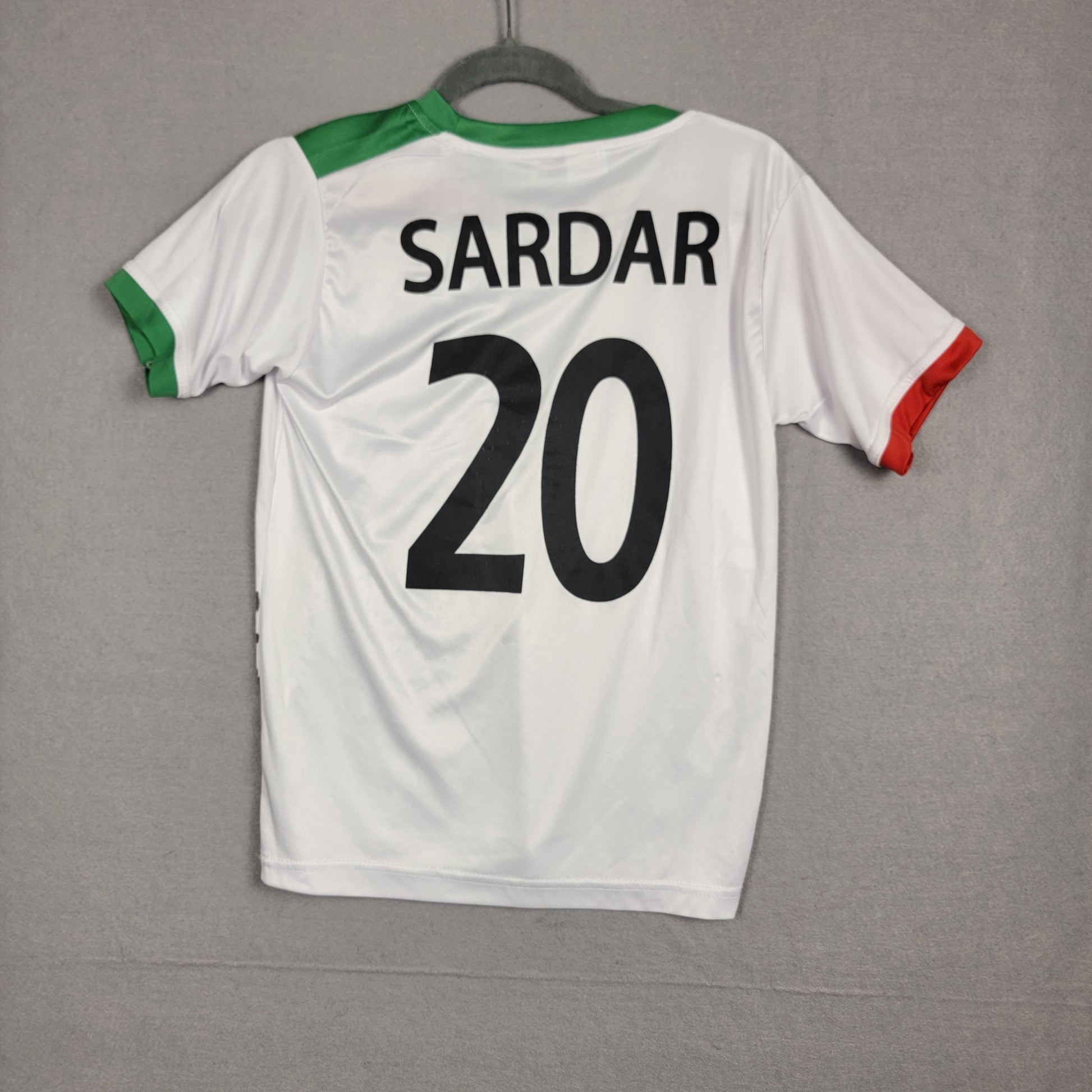 Salar Iran National Team Soccer Jersey Youth Lg Sardar 20 Persian Leopard Custom1