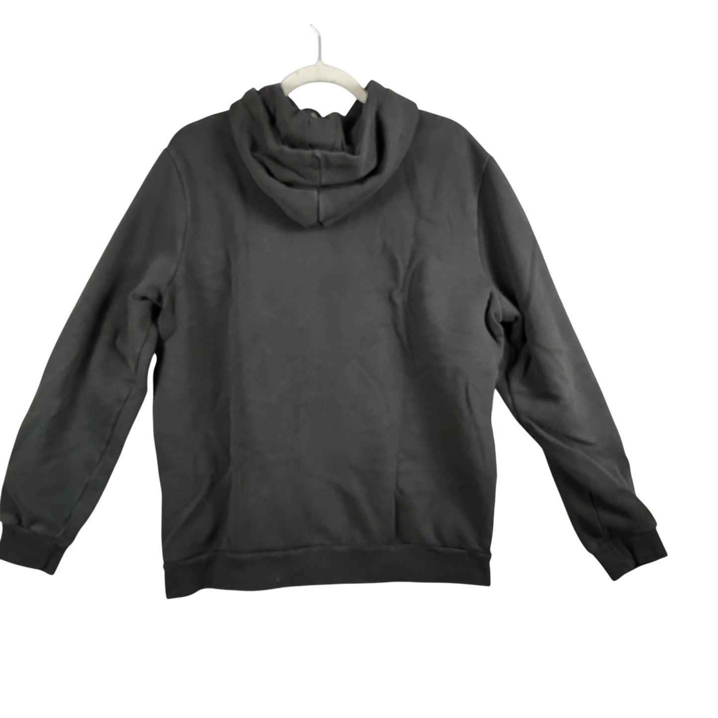 Puma Essentials Big Logo Hoodie Black Mens Large Pullover Used (43)