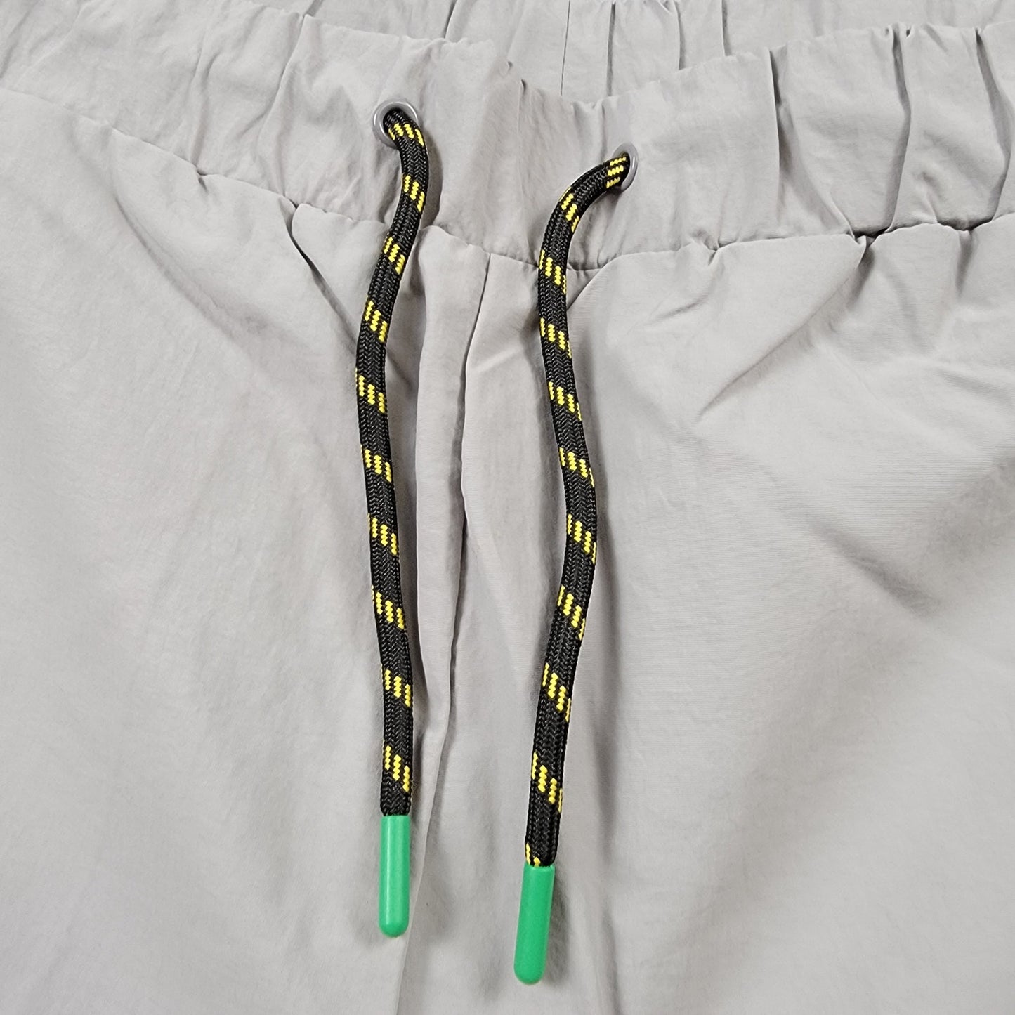 LRG Lifted Research Group Men's Track Jogger Pants | Medium | Gray / Green | Side Stripe | NWT