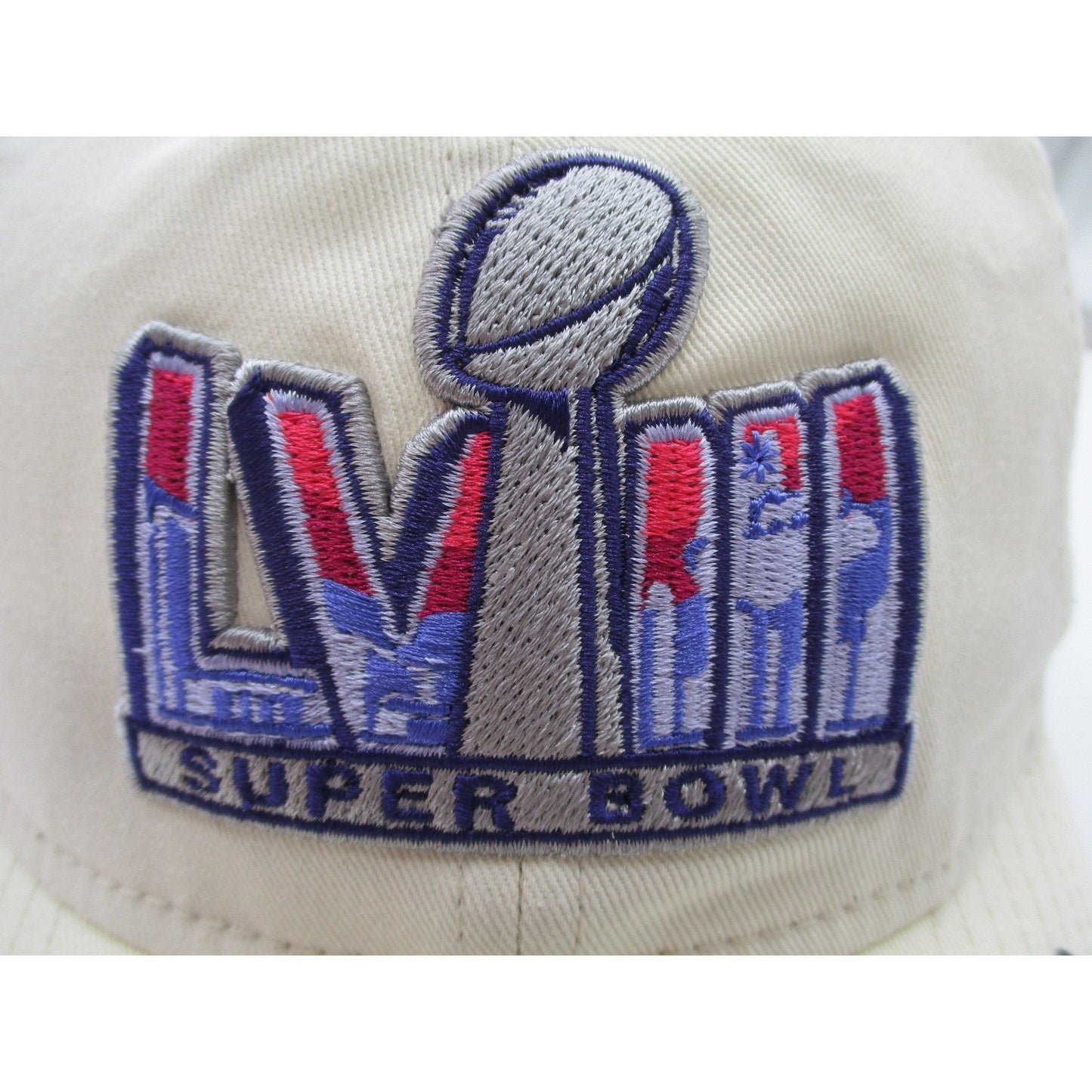 Super Bowl Lviii Hat Cap Strap Back One Size Beige Nfl Football New Era Mens Nwt
