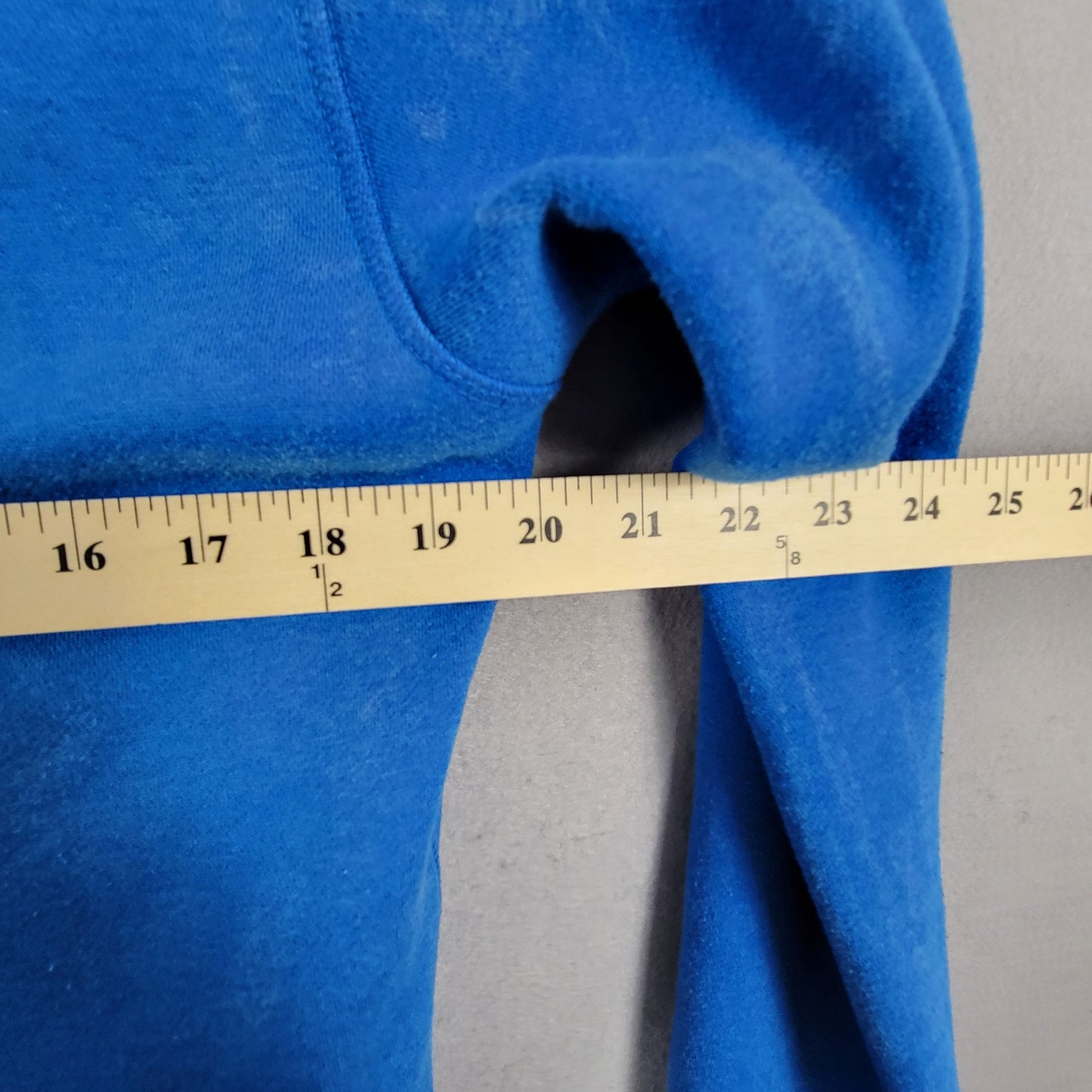 Nike Just Do It Swoosh All Over Print Hoodie Mens Medium Blue Preowned 313