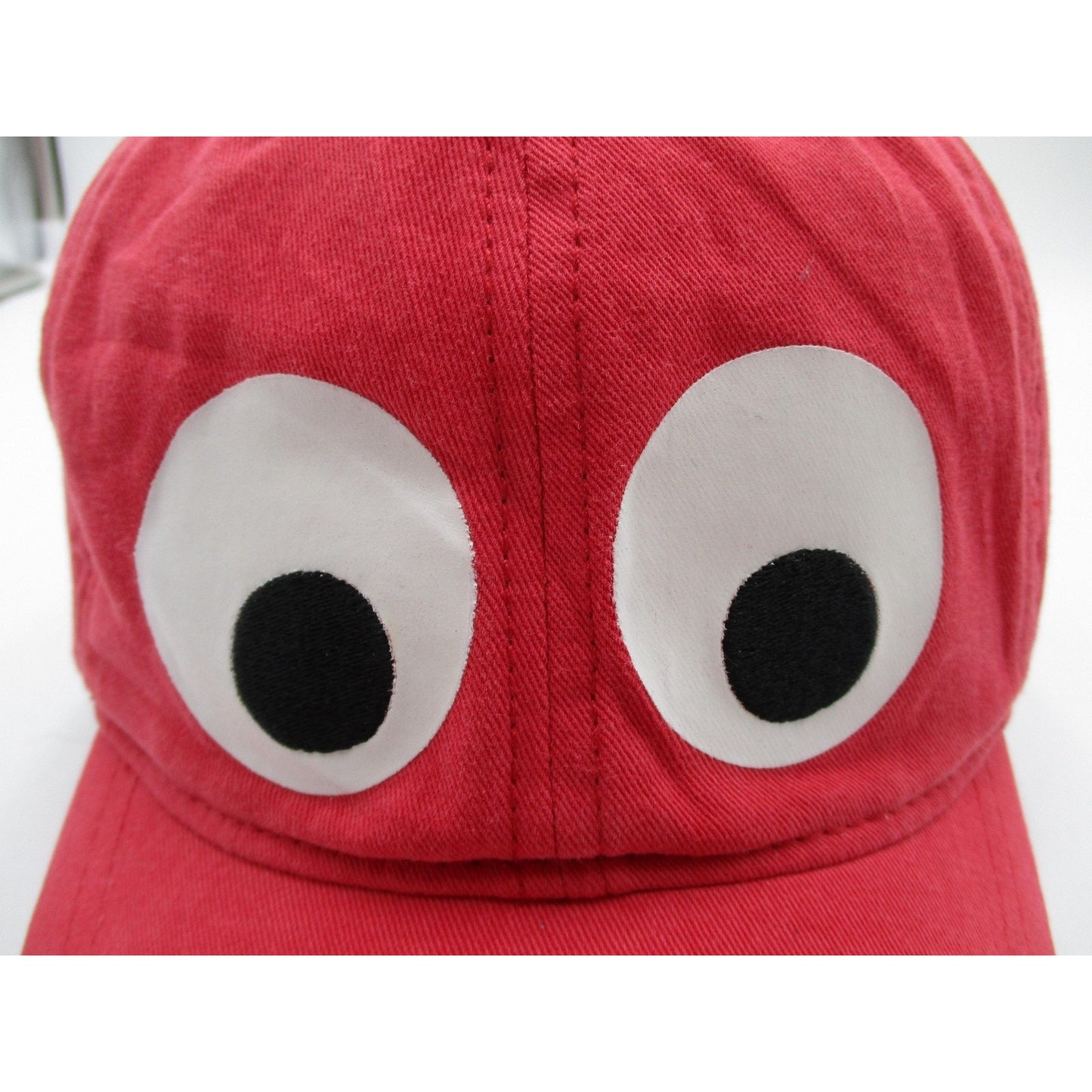 Crewcuts Hat Cap Strap Back Boys L Red Googly Eyes Cartoon Novelty Baseball