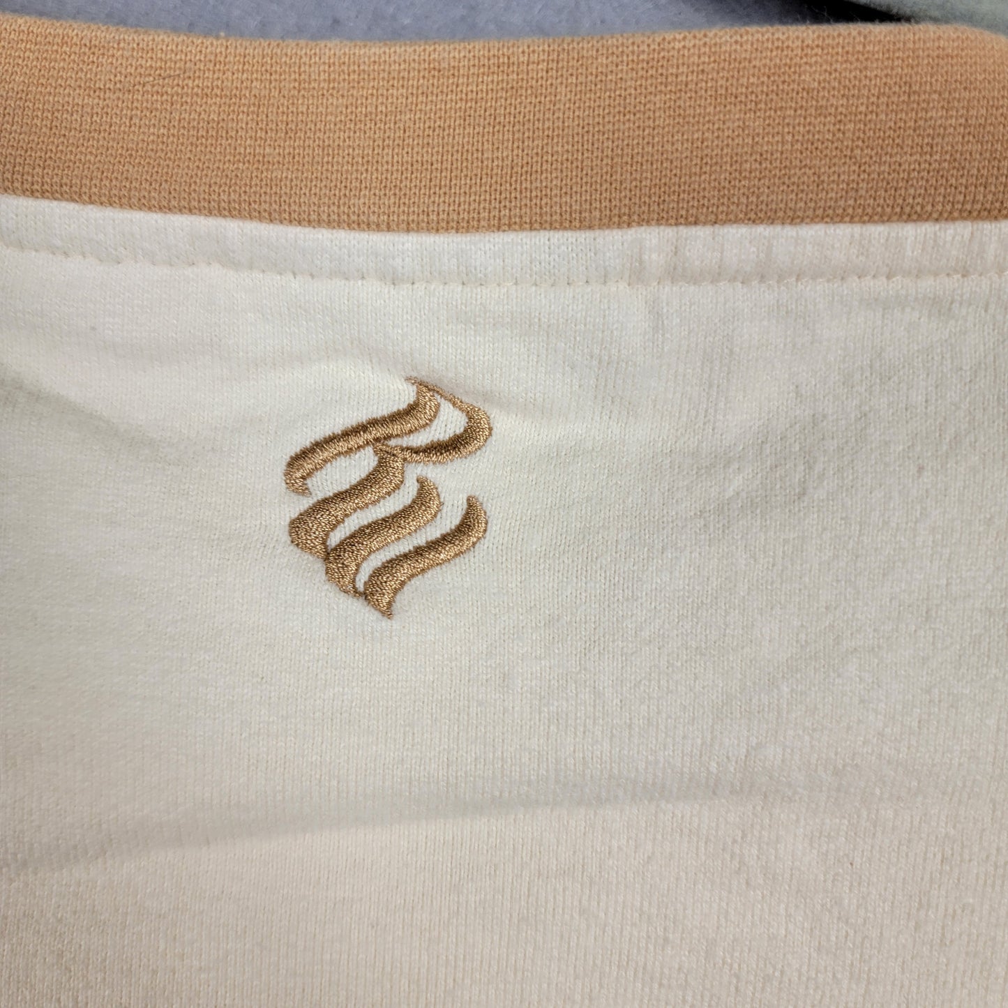 Vintage Rocawear Big Tall Shirt Mens 3X Y2K Tan White Raglan Embroidered Tee5
