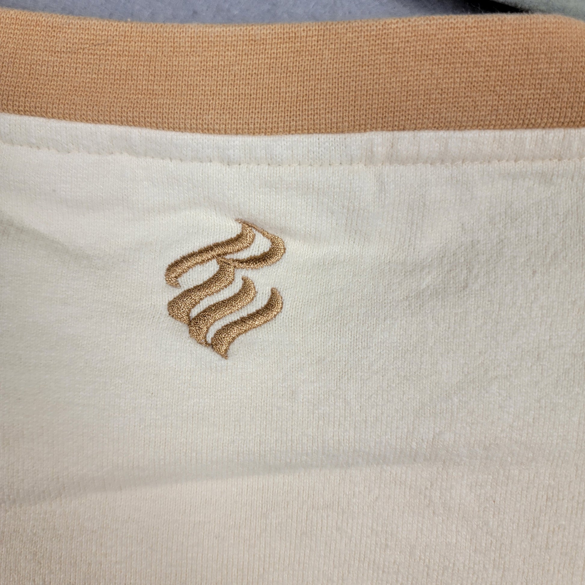Vintage Rocawear Big Tall Shirt Mens 3X Y2K Tan White Raglan Embroidered Tee5