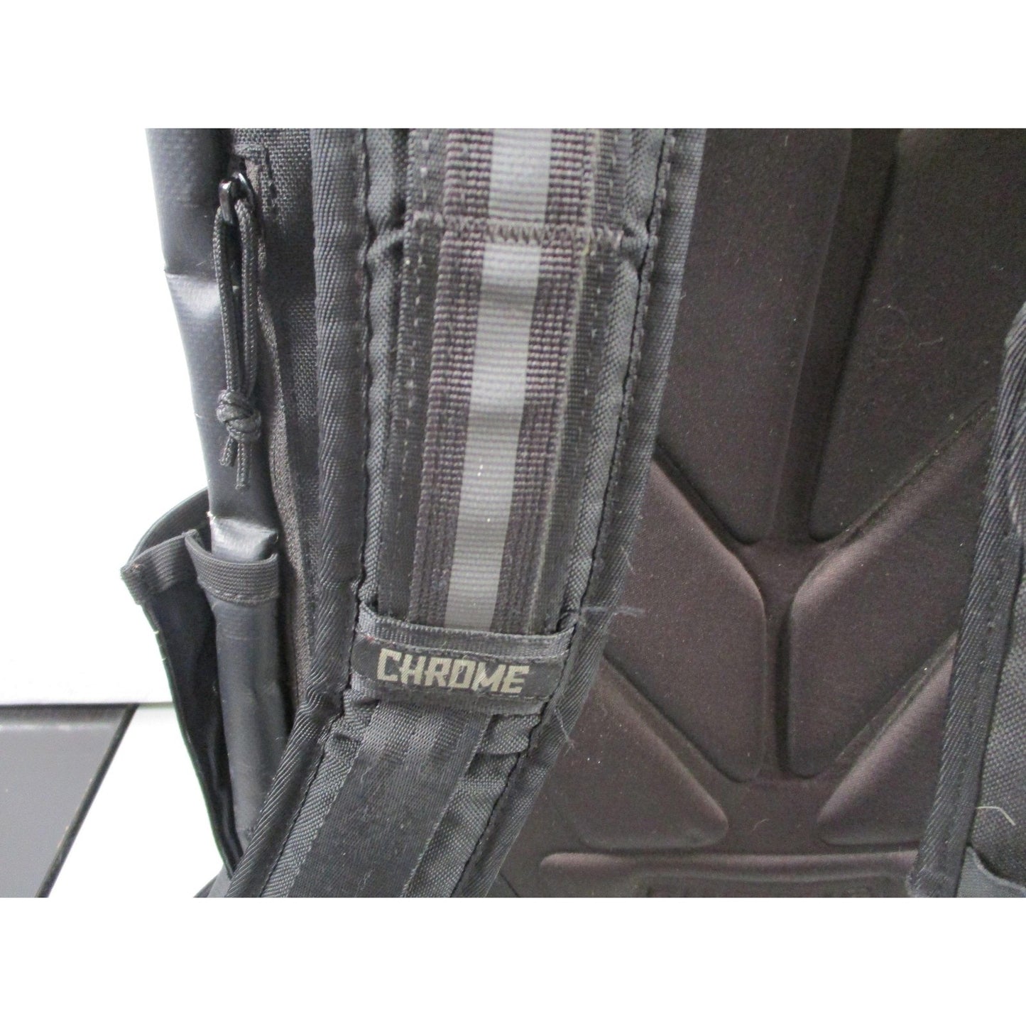 Chrome Black 18 Water Resistant Laptop Backpack Bag Men Travel Gear Urban