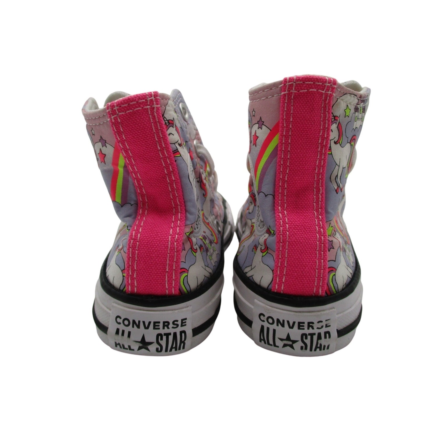 Converse Chuck Taylor All Star High Neon Unicorn Junior 11.5 Preowned 669107F4
