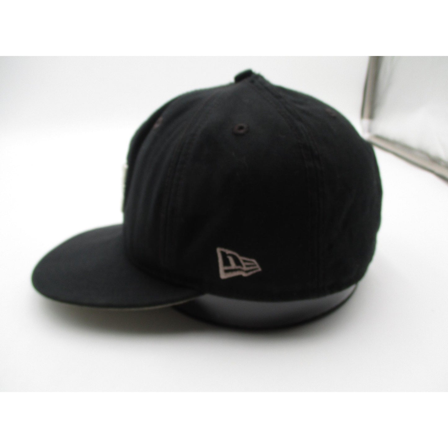 New Era Dc Shoes Hat Cap Fitted Mens 7 3 8 Blue 59fifty Skateboard Distressed