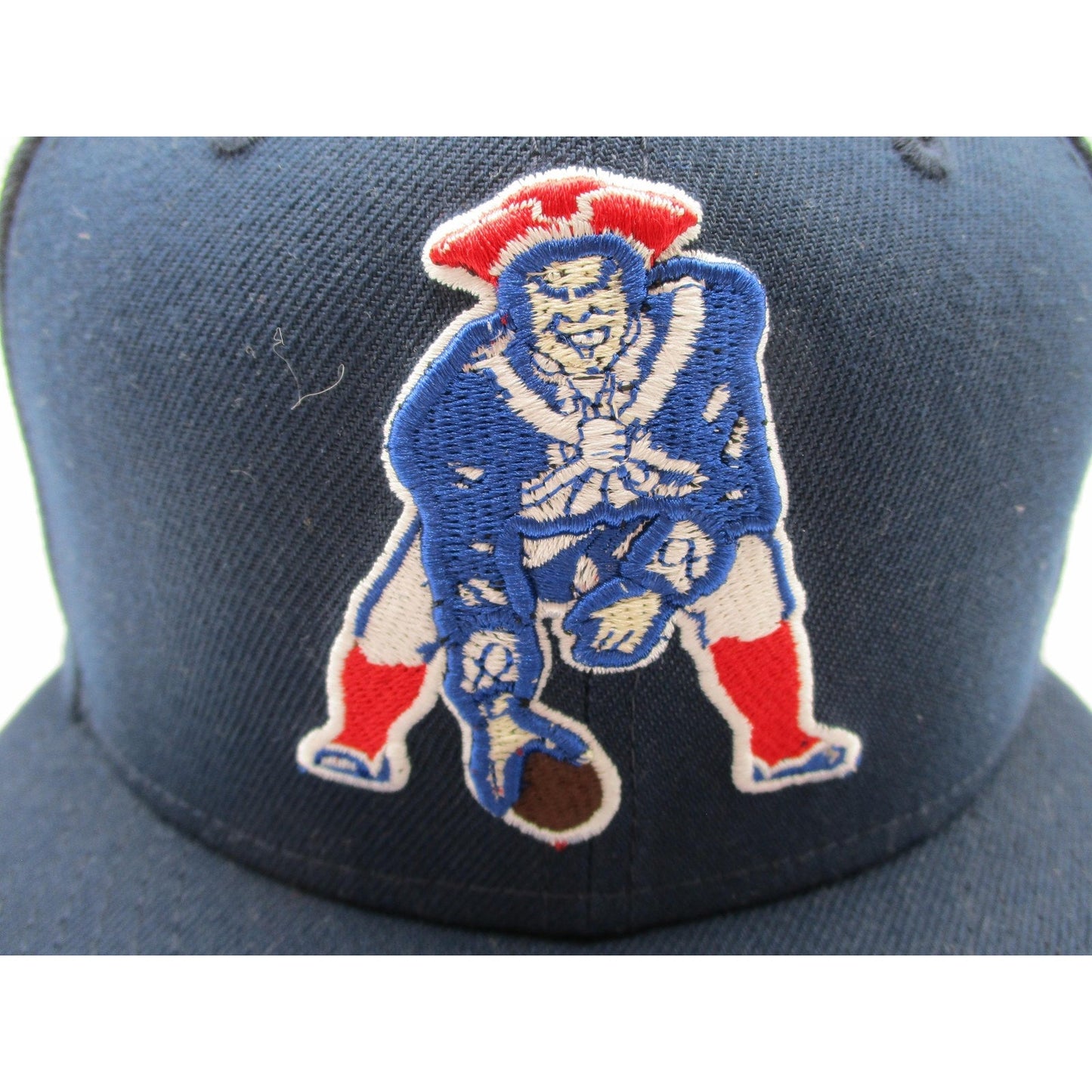 New England Patriots Hat Cap Fitted Mens 7 1 2 Blue Nfl Football 59fifty New Era