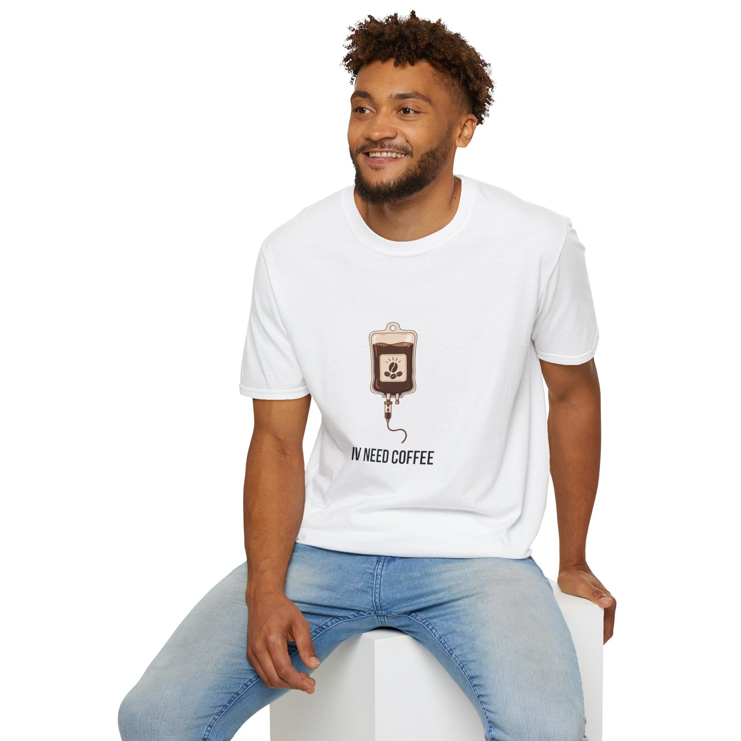 Funny Nurse IV Need Coffee T-Shirt — Nurses Week Gift or All Year Round New