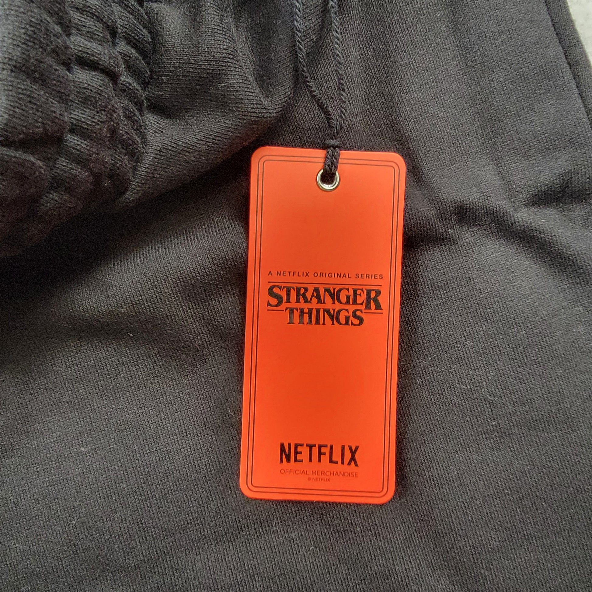 Stranger Things Netflix Official Merchandise Jogger Sweatpants 3X Black Red NWT4