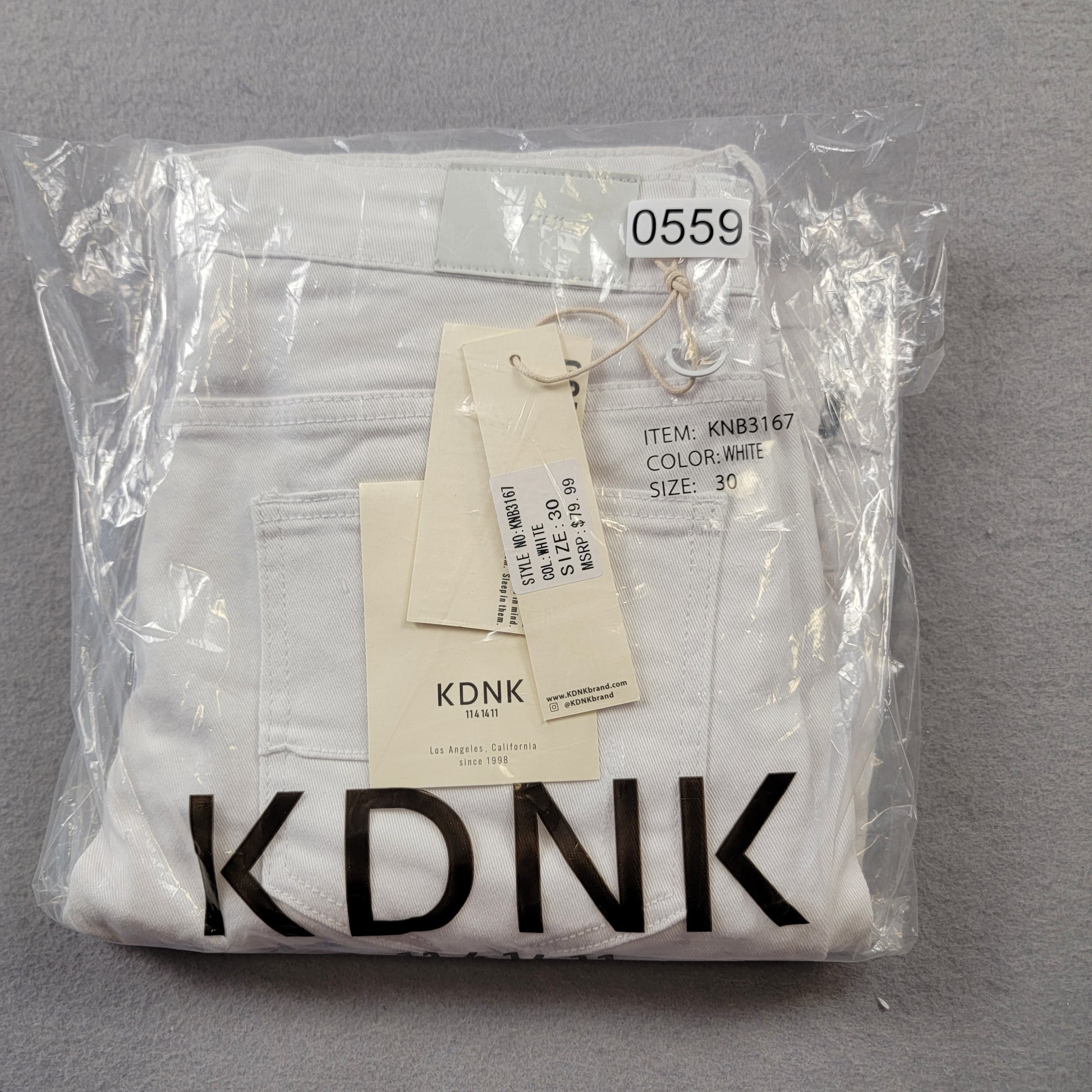KDNK 1141411 White Moto Biker Skinny Tapered Jeans Men 30 NWT Comfort Stretch12