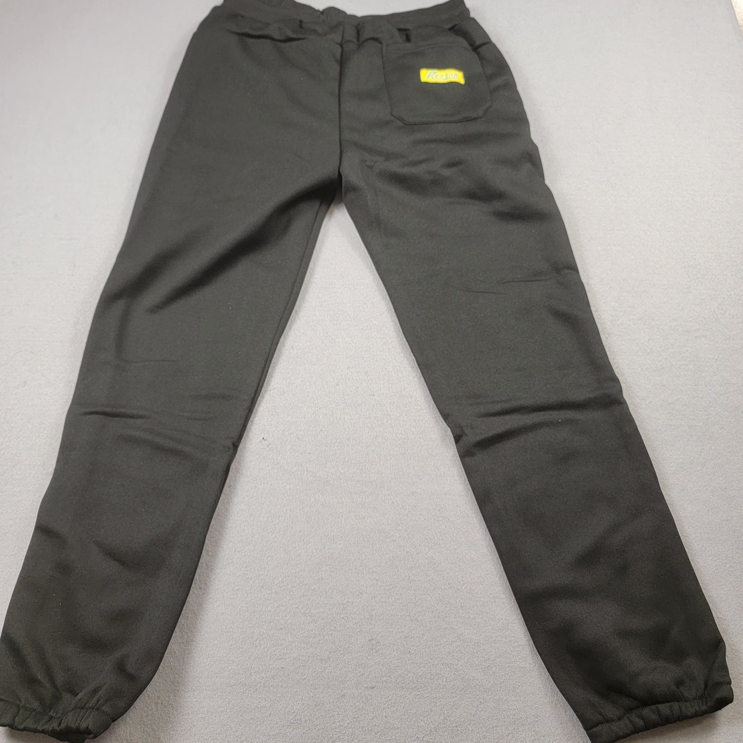 Reason Brand Mens Jogger Sweatpants Sz XL Black Leopard Graphic NWT1