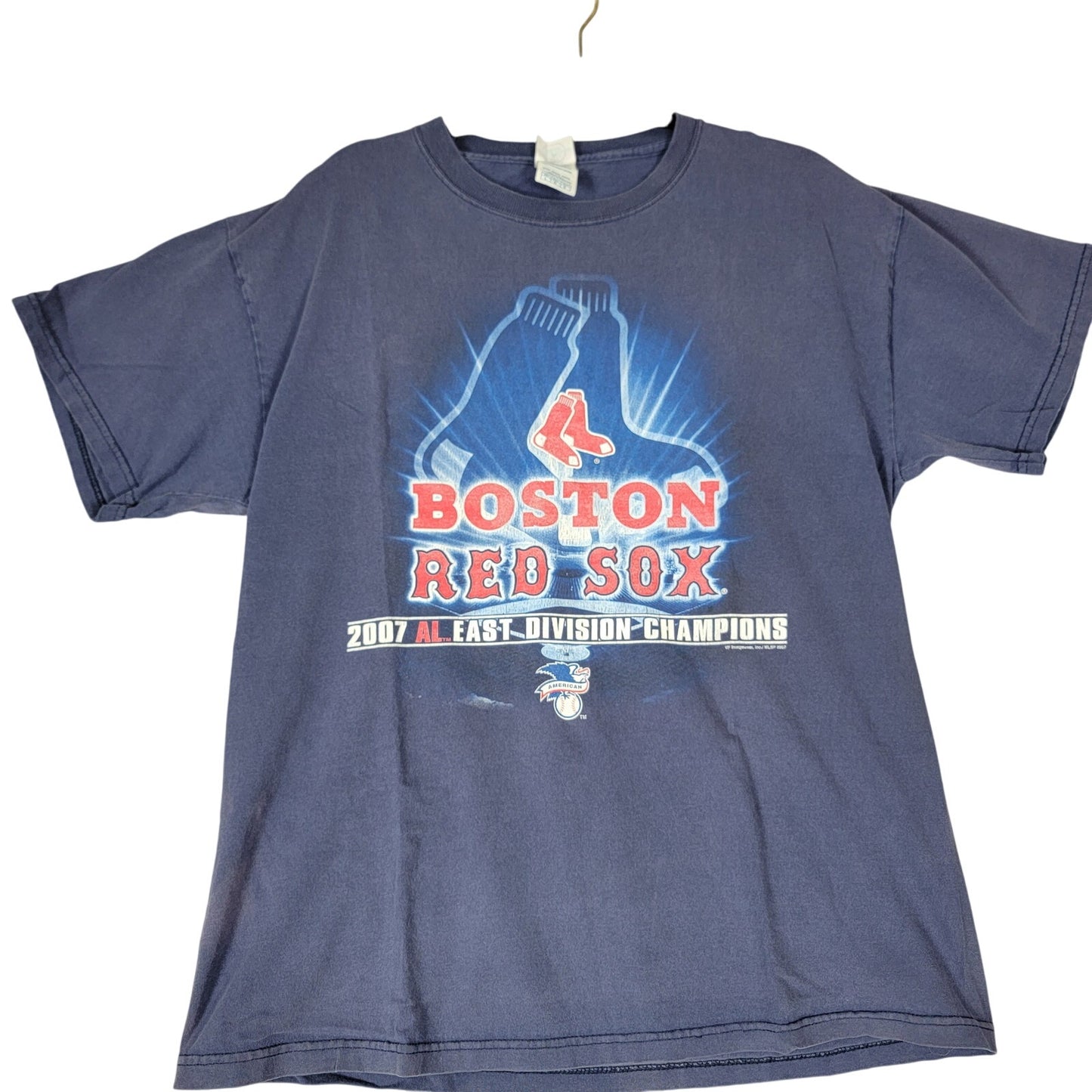Boston Red Sox 2007 AL East Division Champions T-Shirt Mens Size L