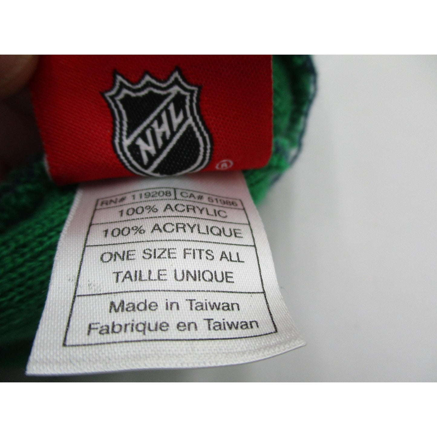 Vancouver Canucks Hat Cap Knit Beanie Mens One Size Green Nhl Hockey Reebok 1