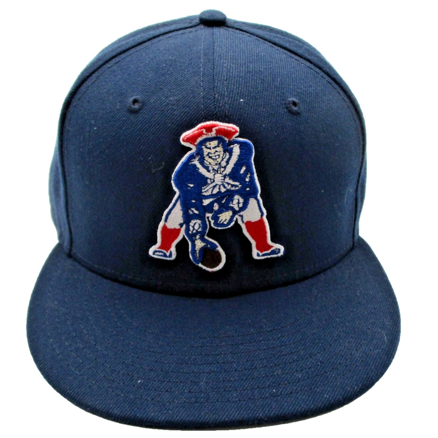 New England Patriots Hat Cap Fitted Mens 7 1 2 Blue Nfl Football 59fifty New Era