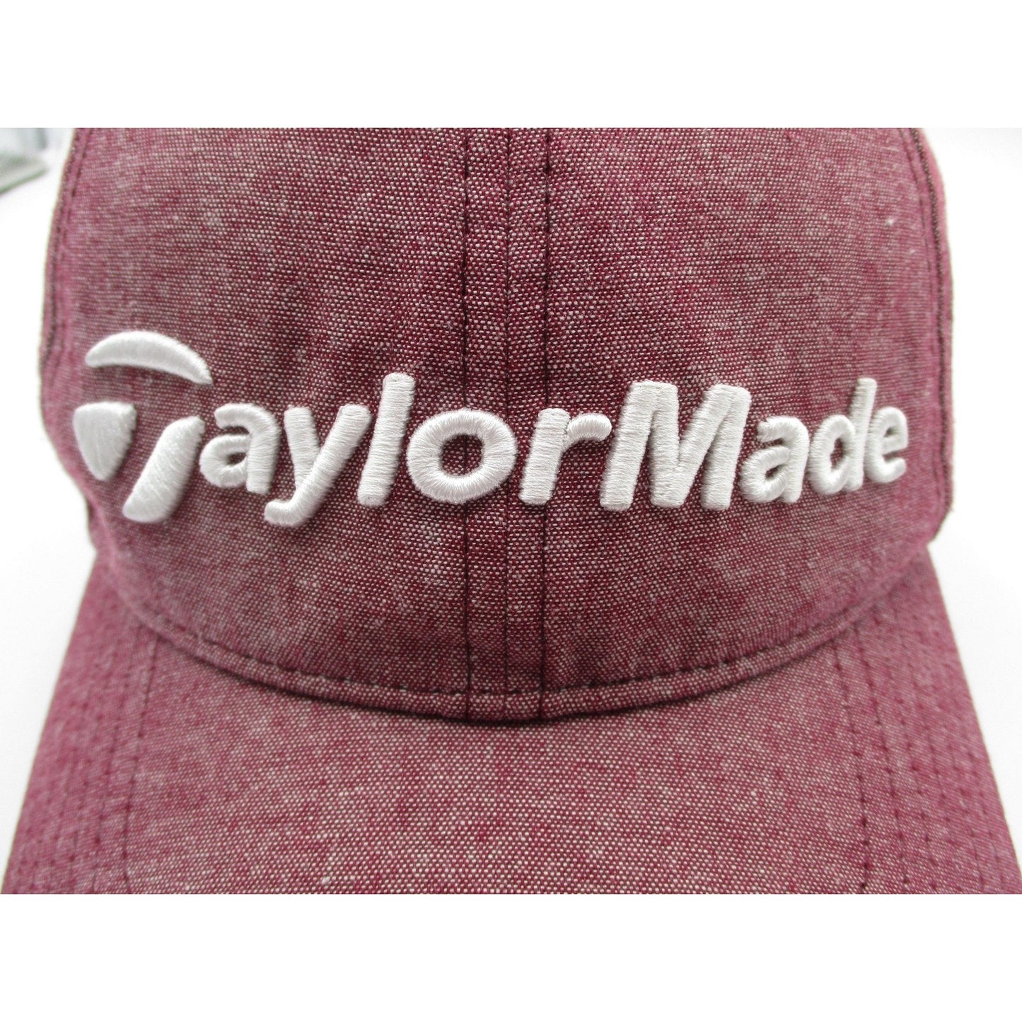 Taylormade Hat Cap Strap Back Mens One Size Red Lightweight Golf Embroidered