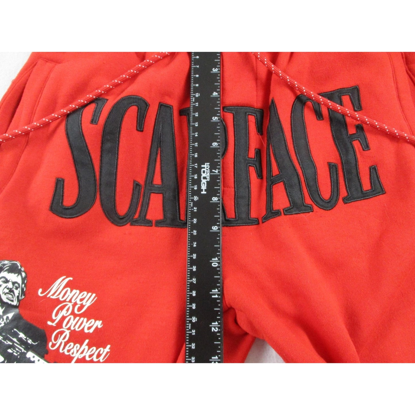 Reason Scarface Tracksuit Mens Medium Red Fleece Graphic Hoodie Sweatpants Set