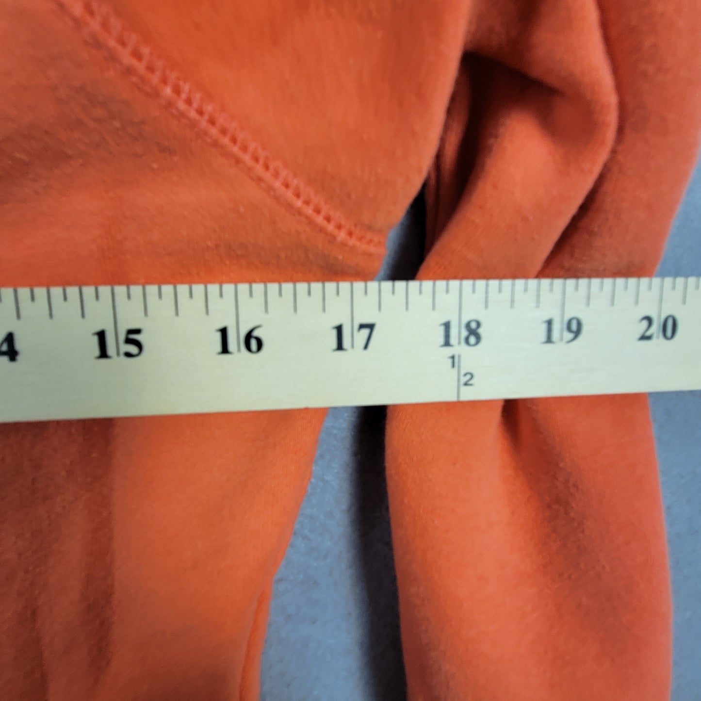 The North Face Half Dome Pullover Hoodie Women's Small Orange Preowned 3156